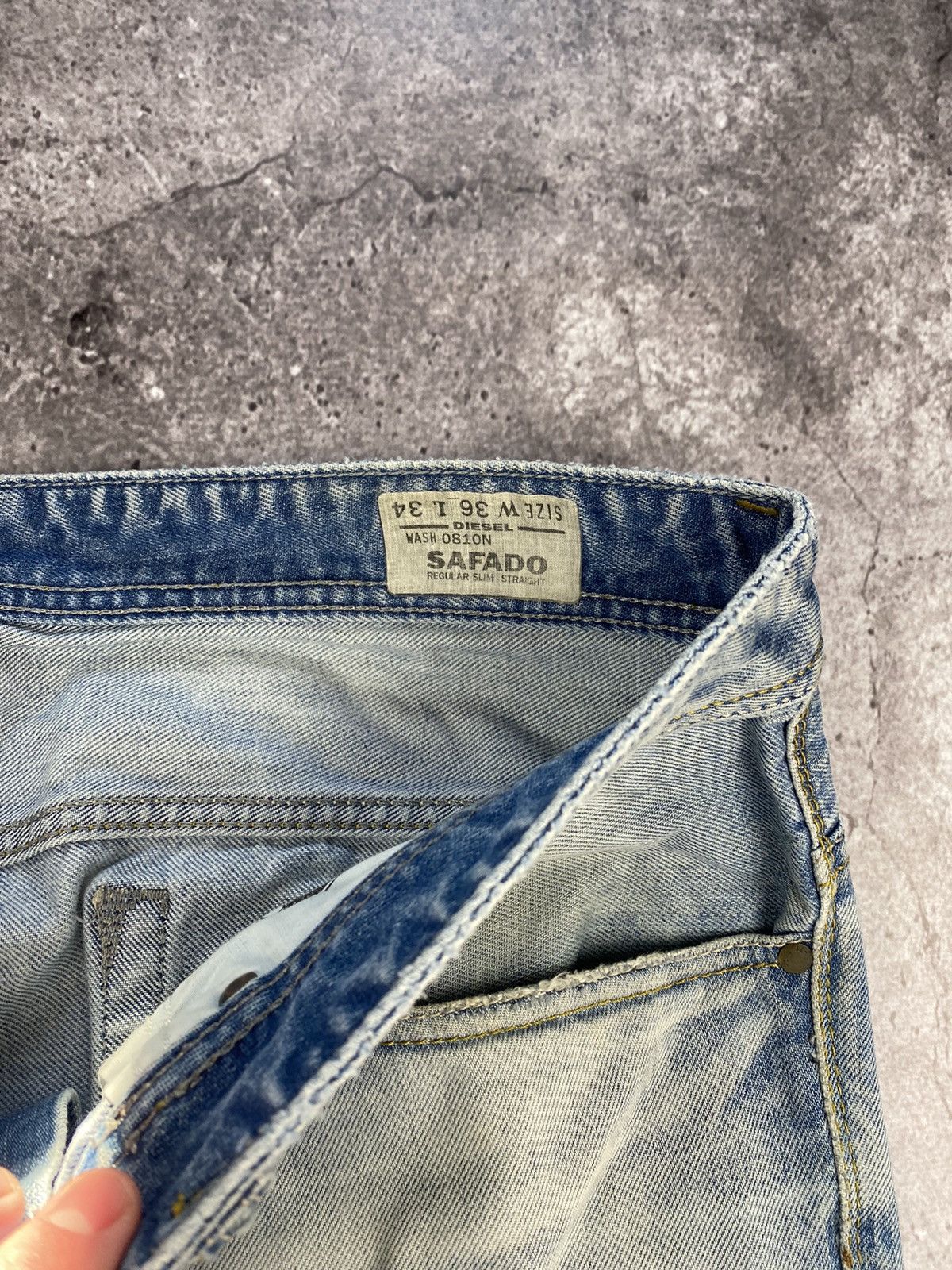 Diesel Vintage Diesel Junya Watanabe Baggy distressed Japan jeans😊 Size US 36 / EU 52 - 10 Thumbnail