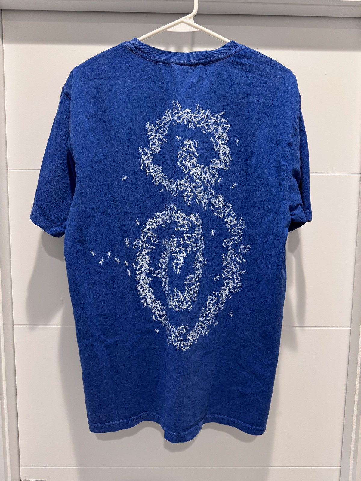 Stussy Stussy Mens Pigment Dyed Ants Blue Tee Size M Medium Size US M / EU 48-50 / 2 - 7 Thumbnail