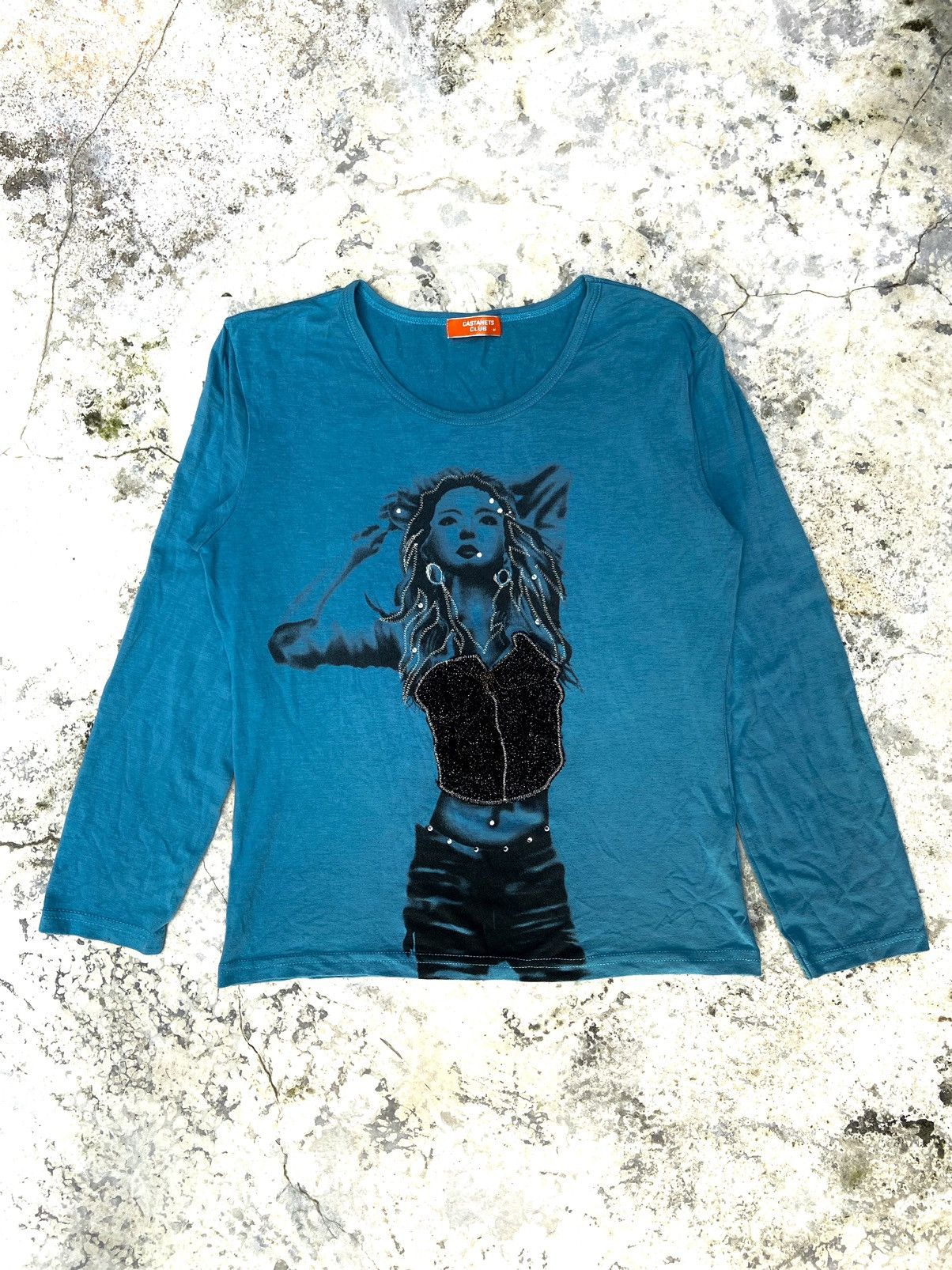 If Six Was Nine Vtg Y2K castanets club women art 3G long sleeve t-shirt Size S / US 4 / IT 40 - 1 Thumbnail