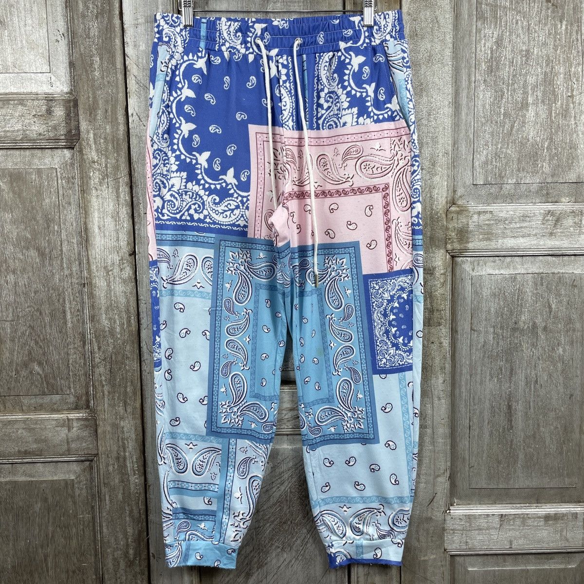 Japanese Brand × Shein × Vintage Vintage Shein Bandana Paisley Pants Size 35" - 1 Thumbnail