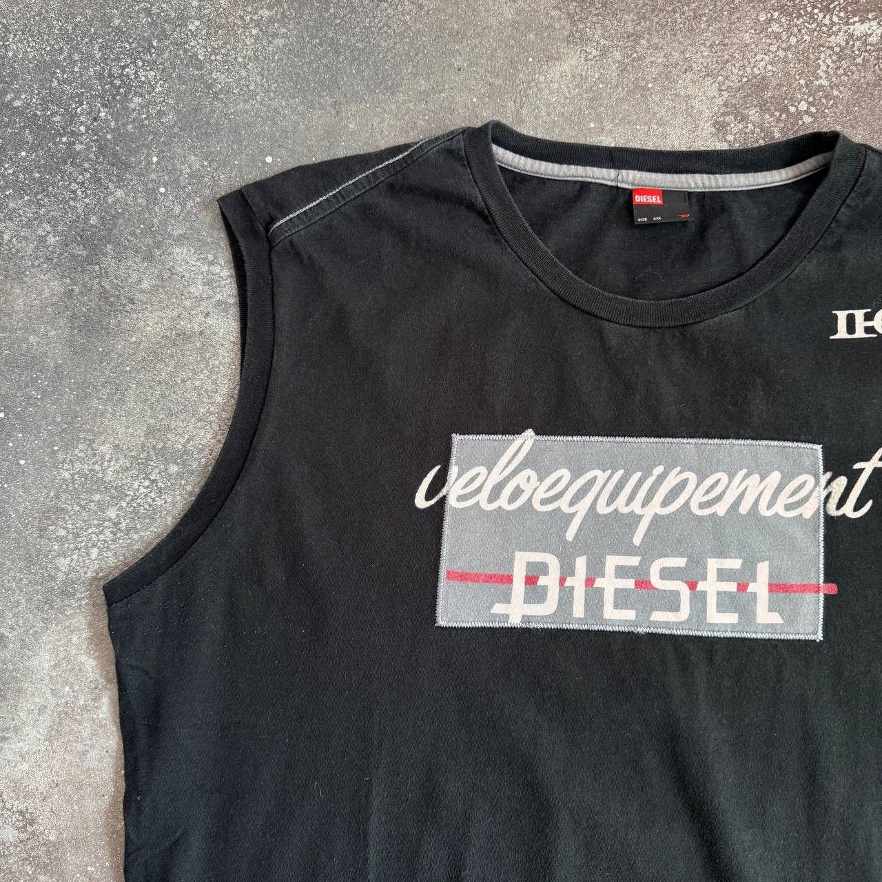 Diesel × Vintage Diesel Vintage Y2K Men’s Sleeveless Tank Top Size US XXL / EU 58 / 5 - 3 Thumbnail