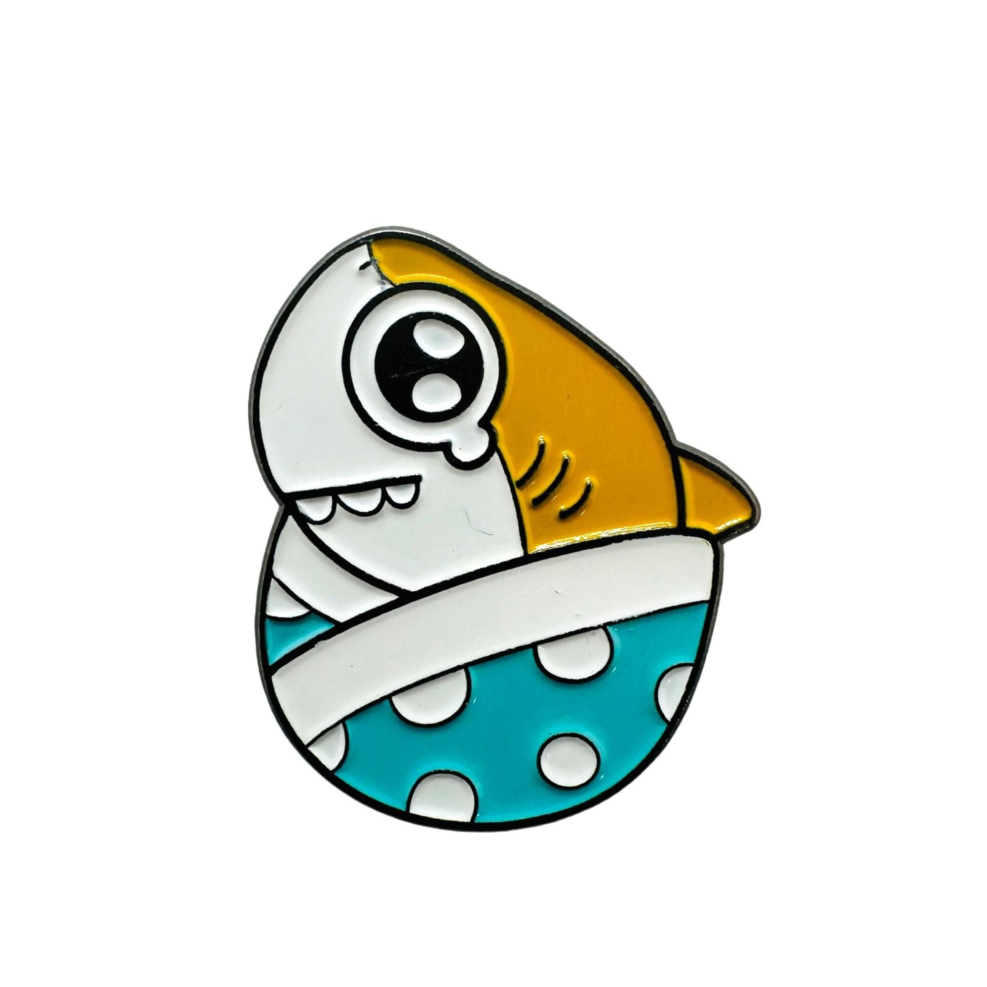 Other ⭐Shark Pin Yellow Blue Spot Animal Sea Life Whale Enamel Ani Size ONE SIZE - 4 Thumbnail