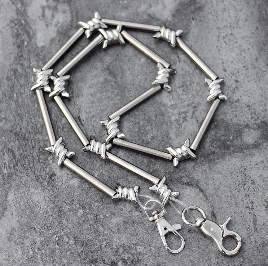 Jewelry Punk Men Wallet Belt Chain Size ONE SIZE - 3 Thumbnail