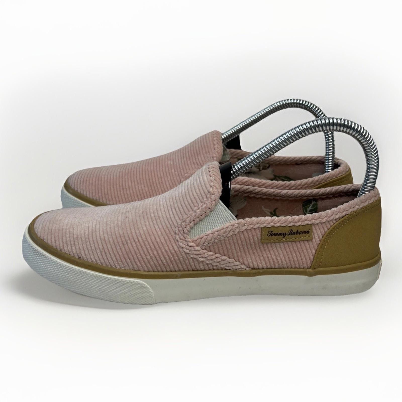 Tommy Bahama Tommy Bahama Corduroy Pink Soft Slip-On Sneaker Size 8.5 Size US 8.5 / IT 38.5 - 1 Thumbnail