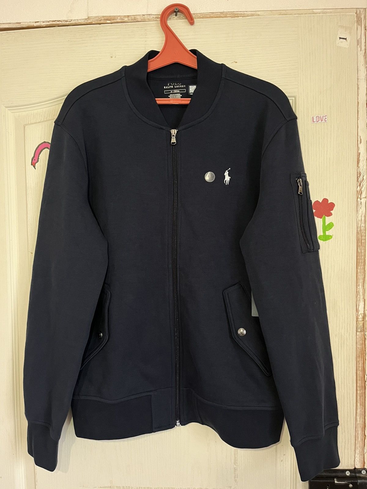 Polo Ralph Lauren Polo Ralph Lauren Double Knit MA-1 Bomber Jacket Size US M / EU 48-50 / 2 - 1 Thumbnail