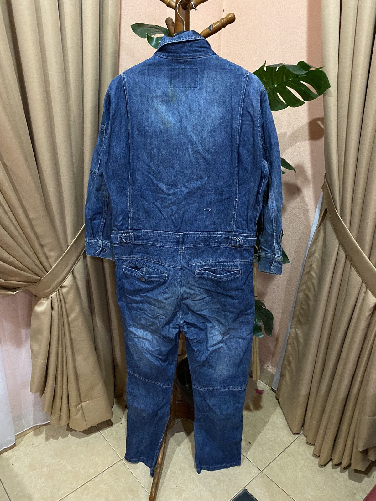 Vintage Zack Styles Gold Vintage Denim Jumpsuit: Timeless Workwear Size US 32 / EU 48 - 7 Thumbnail