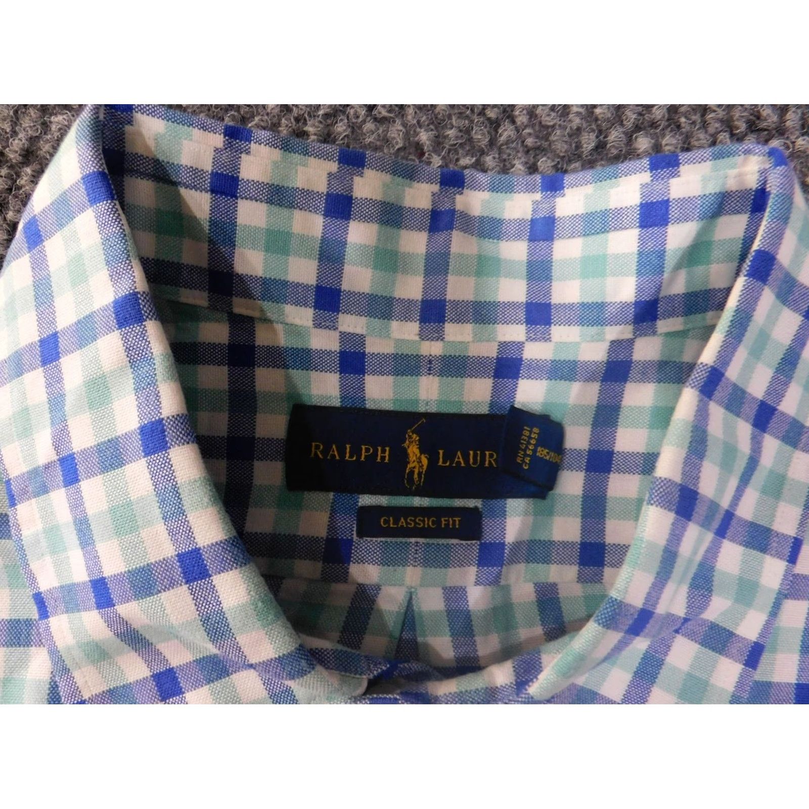 Ralph Lauren Ralph Lauren Mens Shirt XL plaid button-up casual preppy blue pink mulberry? Size US XL / EU 56 / 4 - 6 Thumbnail