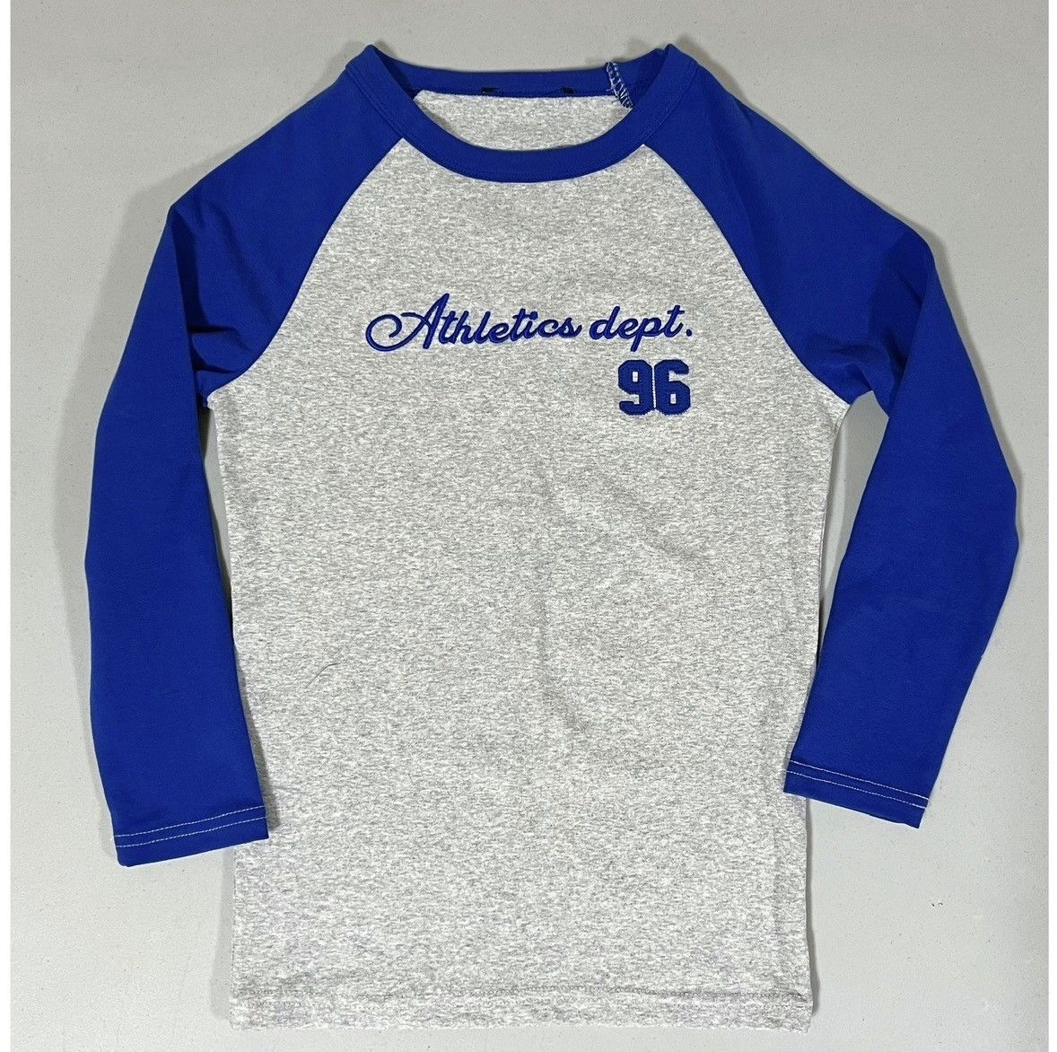 Vintage Blue Gray ‘Athletics dept. 96’ Graphic Shirt Top Tee Size S💙 Size S / US 4 / IT 40 - 1 Thumbnail