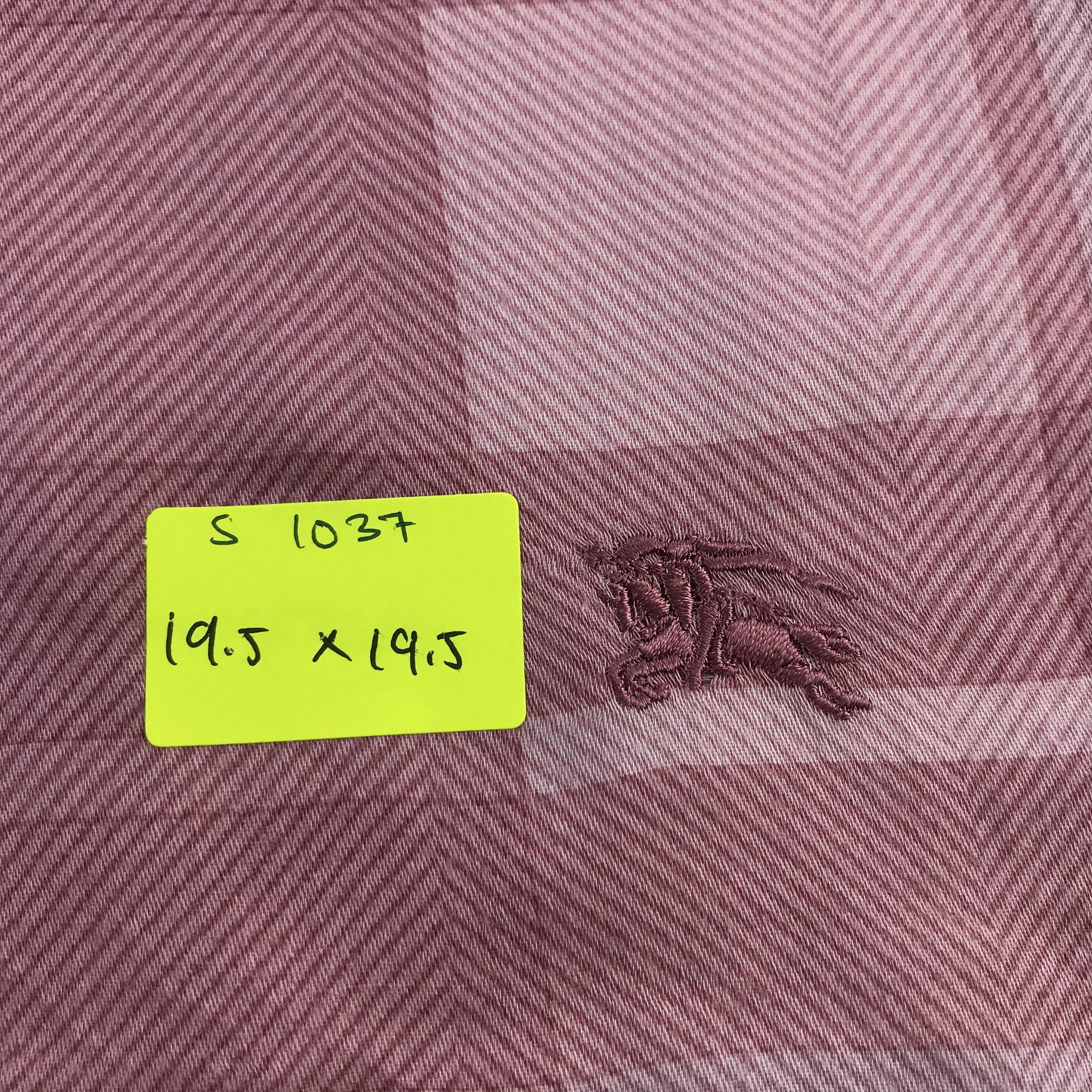 Burberry × Vintage Burberry Bandana / Handkerchief / Neckerchief - S1037 Size ONE SIZE - 5 Thumbnail