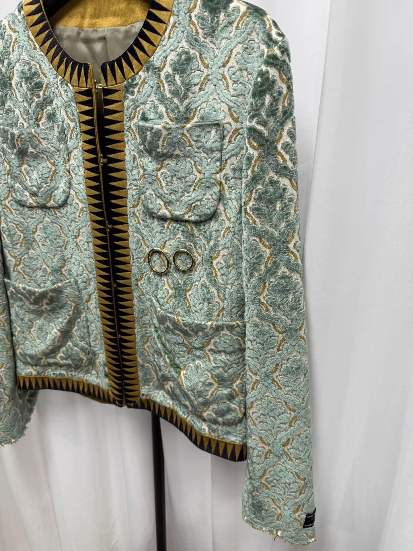 Undercover UNDERCOVER Velvet Jacquard Jagged Jacket K20 Size XS / US 0-2 / IT 36-38 - 2 Thumbnail