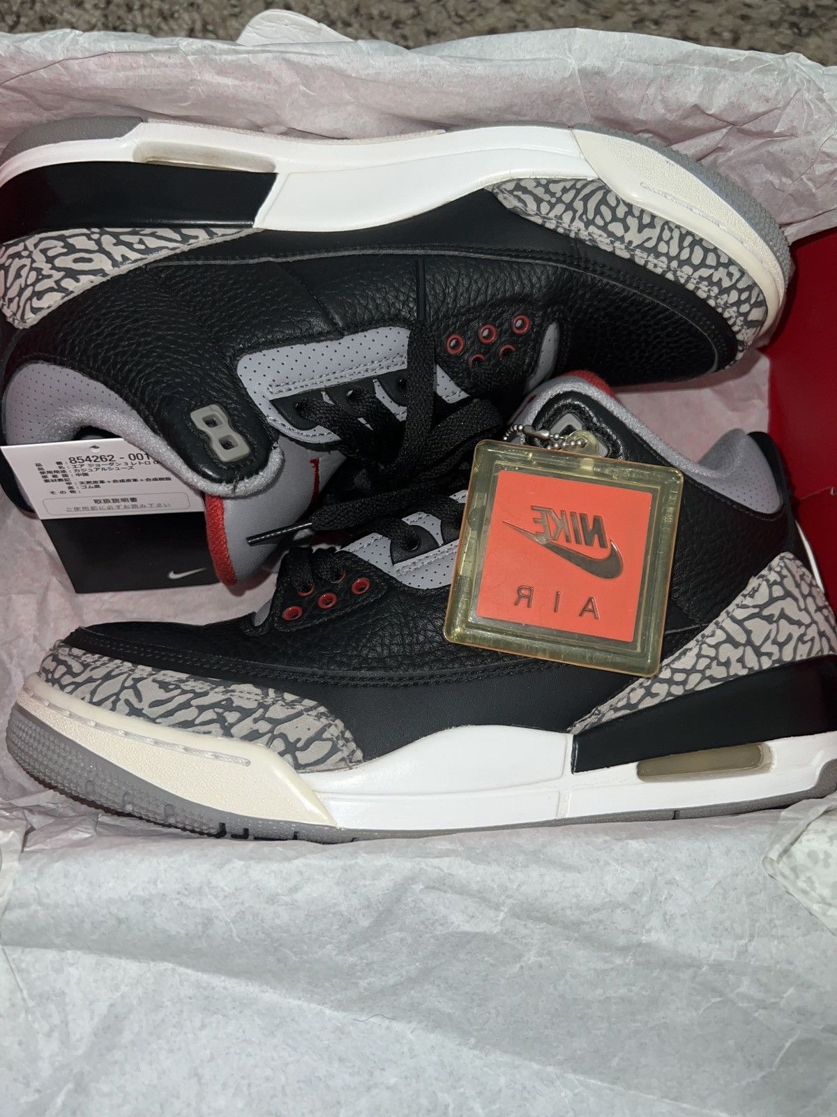 Jordan Brand Air Jordan 3 Retro Og ‘Black Cement’ 2018 Size US 9 / EU 42 - 4 Thumbnail