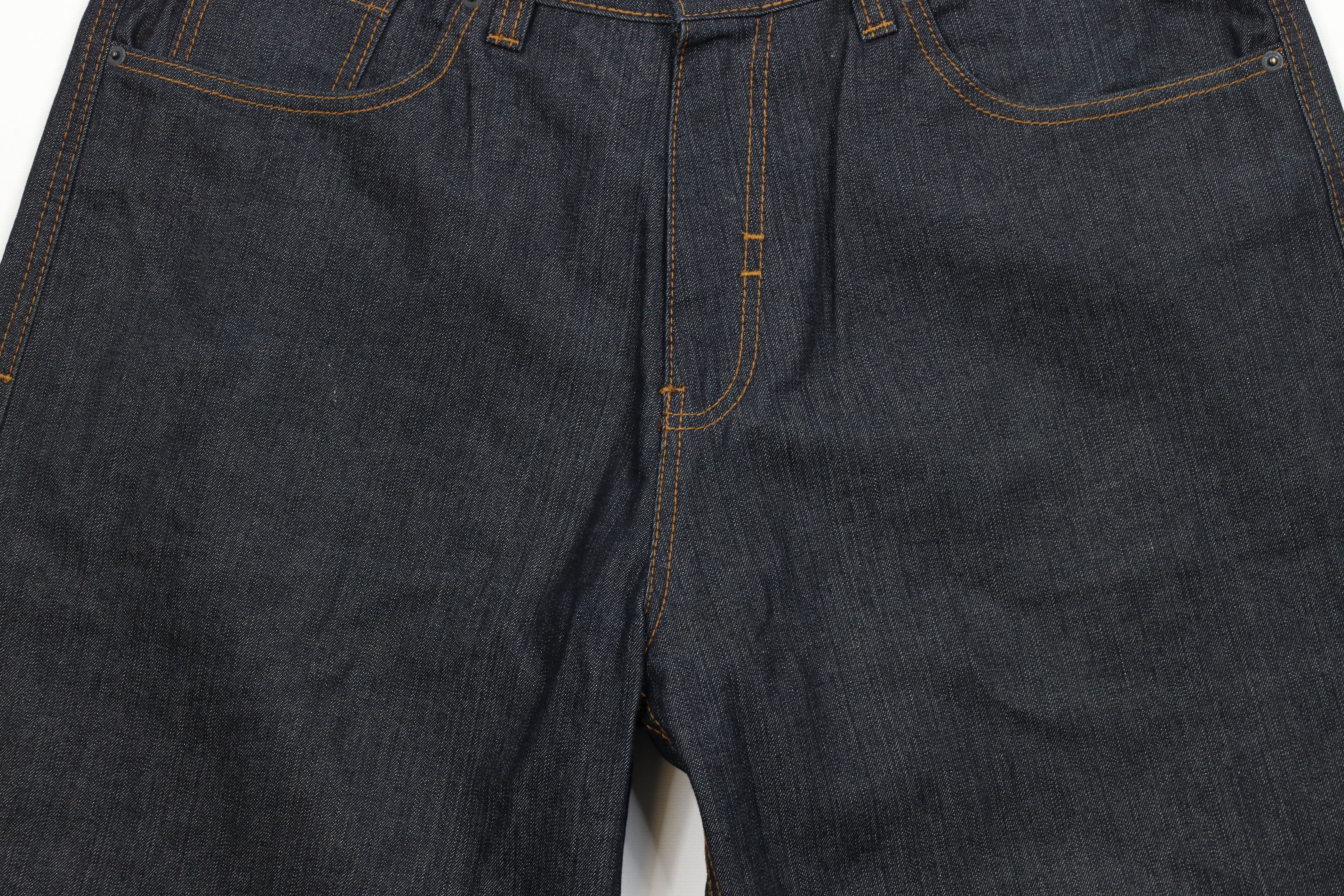 Rocawear × Vintage Vintage 90s Y2K Rocawear Fit Denim Jean Shorts Jorts Black Size US 36 / EU 52 - 3 Thumbnail