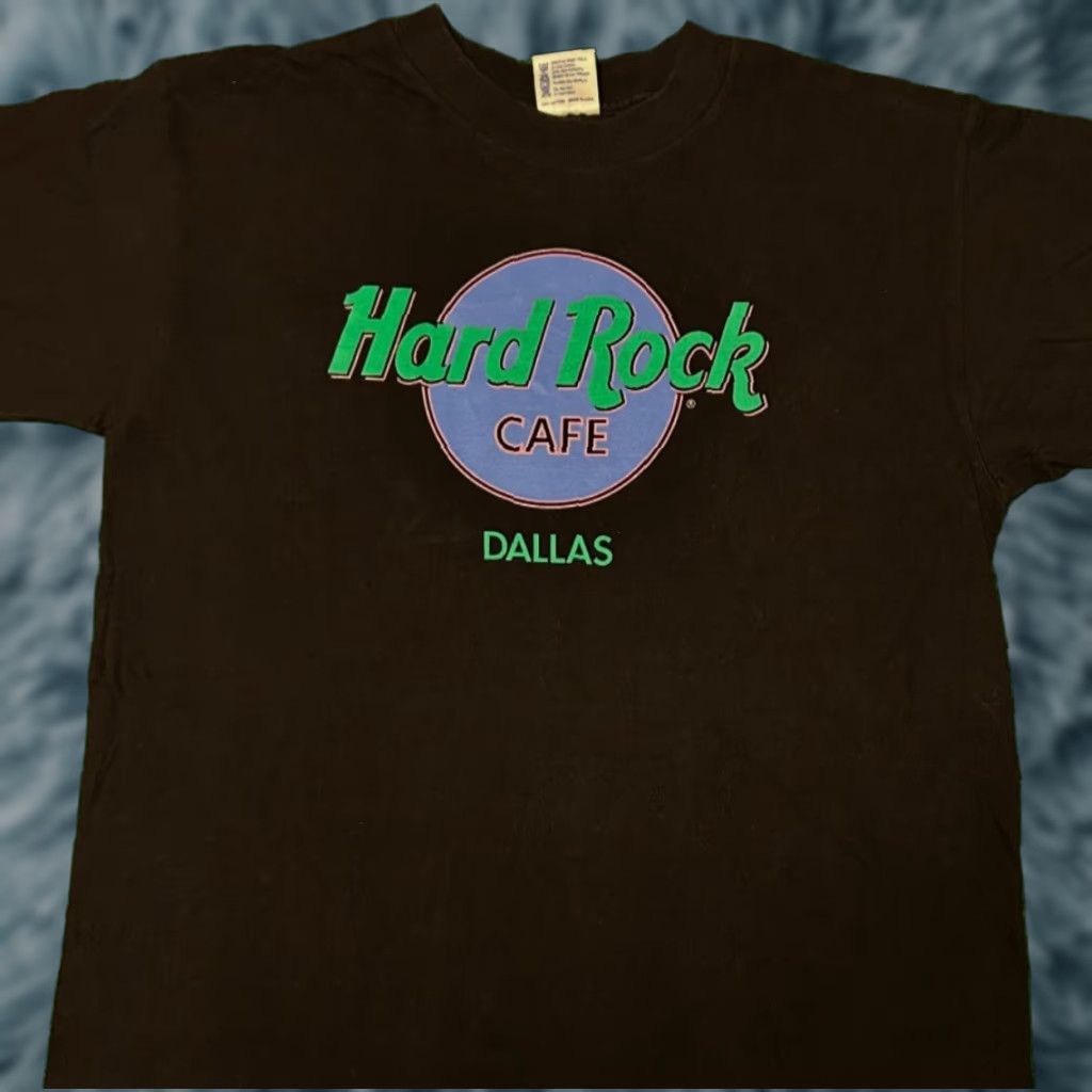 Hard Rock Cafe VINTAGE Hard Rock Cafe Dallas VTG Shirt Mens Large USA 1990s 90s Pop Culture Size US L / EU 52-54 / 3 - 1 Thumbnail