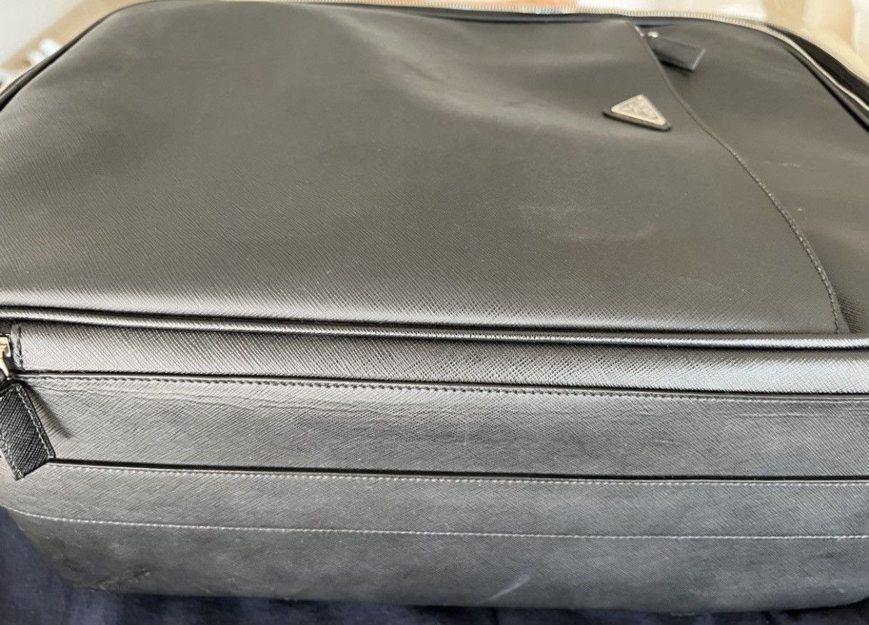 Prada Saffiano Leather Travel Suitcase | Carry On Size ONE SIZE - 16 Thumbnail