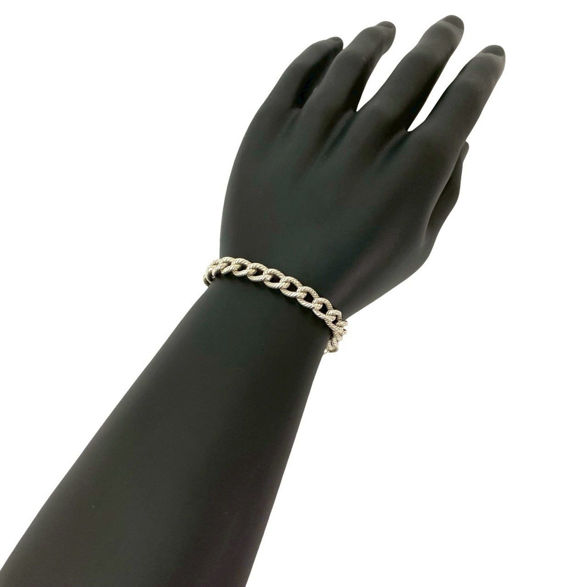 Tiffany & Co. TIFFANY & Co. Tiffany Twisted Rope Sterling Silver Bracelet Chain Bangle 24256 Size ONE SIZE - 1 Thumbnail