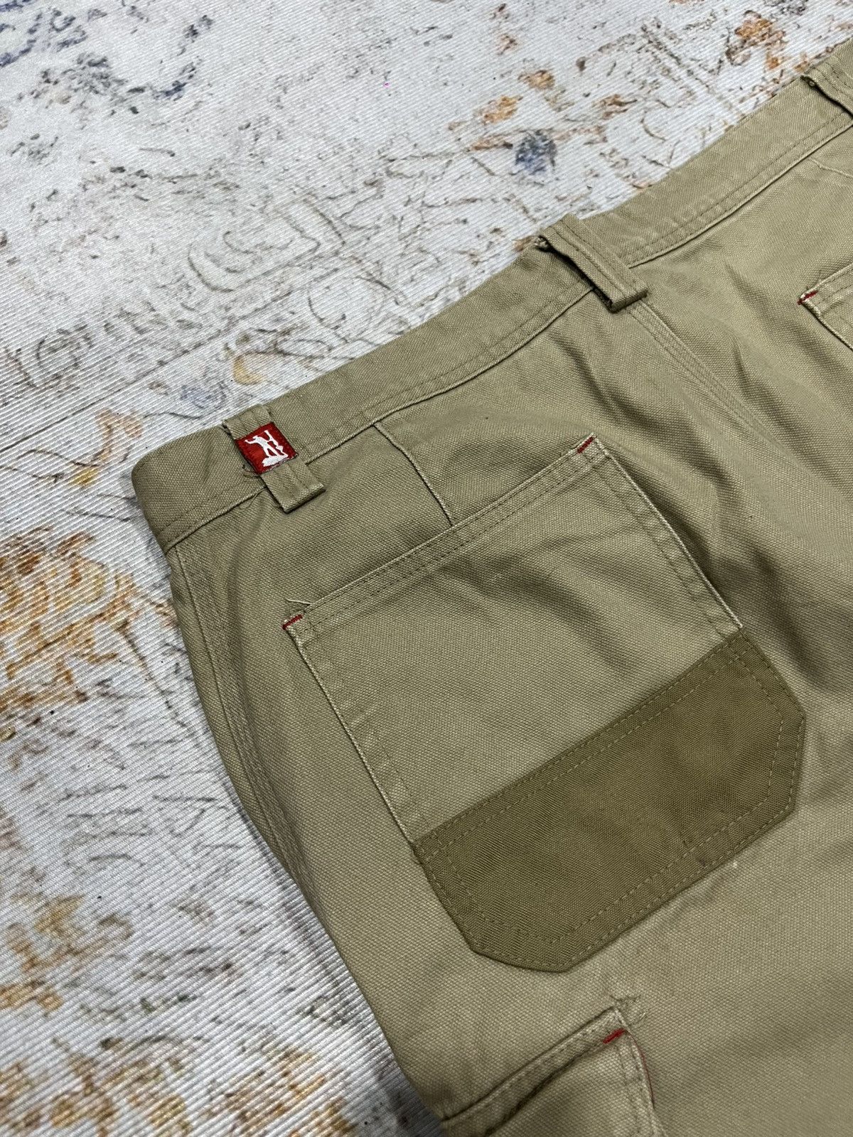 Japanese Brand Hard Yakka double knee cell pocket cargo canvas duck Size US 38 / EU 54 - 6 Thumbnail