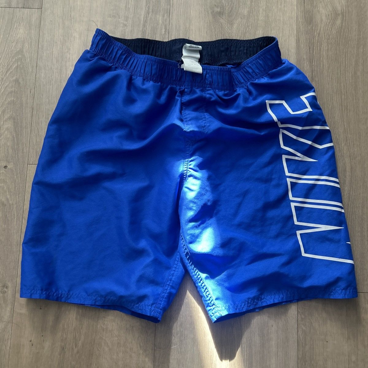 Nike Nike mens blue swim trunks size M Size US 30 / EU 46 - 1 Thumbnail