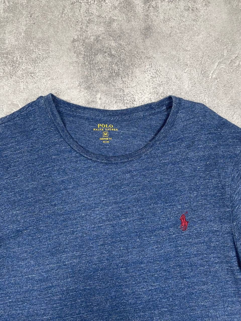 Polo Ralph Lauren Polo Ralph Lauren Men Cotton T-Shirt Blue Size M Size US M / EU 48-50 / 2 - 2 Thumbnail