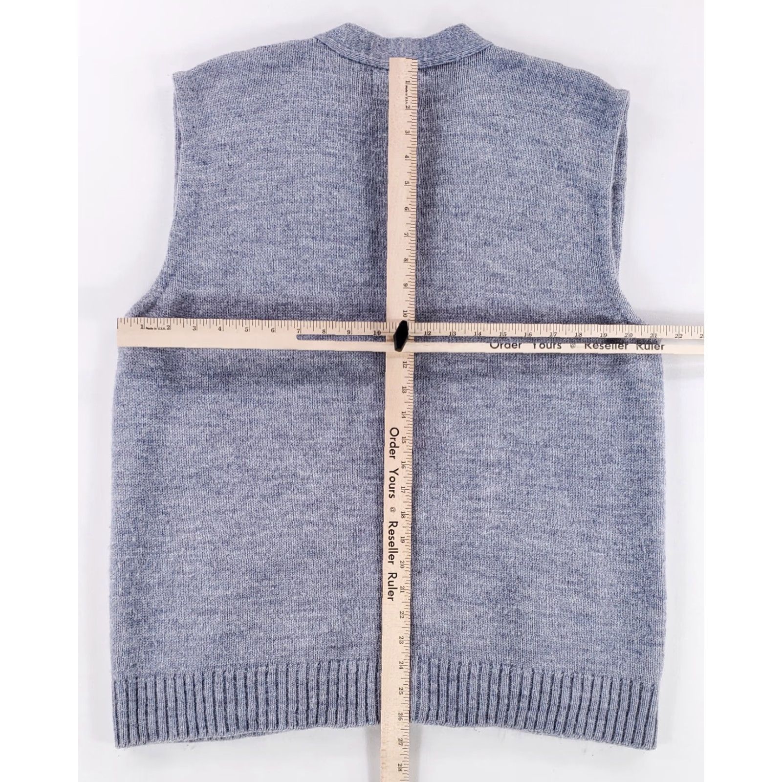 Vintage VINTAGE Amana Woolen Mill Cardigan Sweater Vest Wool Gray Made USA Mens XL Size US XL / EU 56 / 4 - 4 Thumbnail