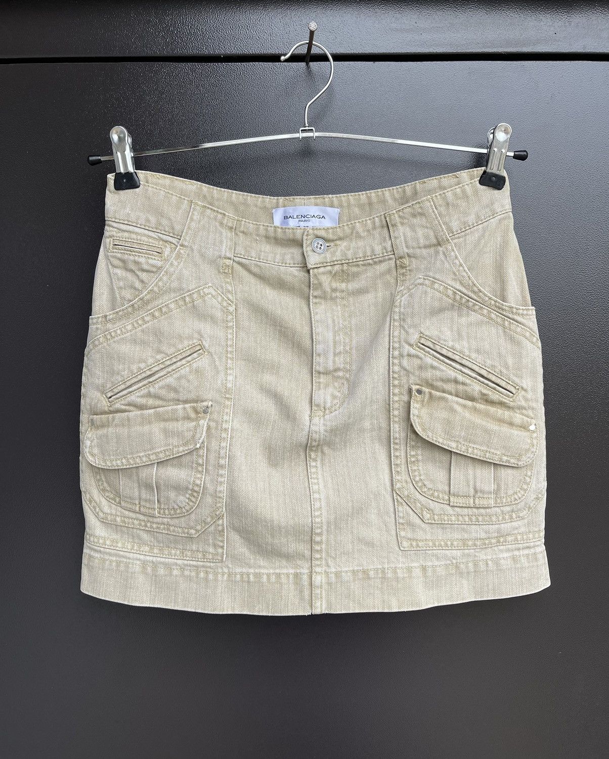 Balenciaga Balenciaga Y2k Vintage Low Rise Cargo Mini Skirt Lampo zip Grailed