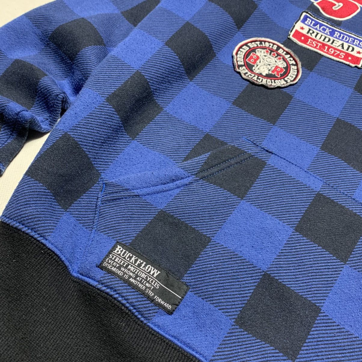 Japanese Brand Buckflow Street Motorcycle Rudead Hoodie Plaid Ifsix Style Size US M / EU 48-50 / 2 - 14 Thumbnail