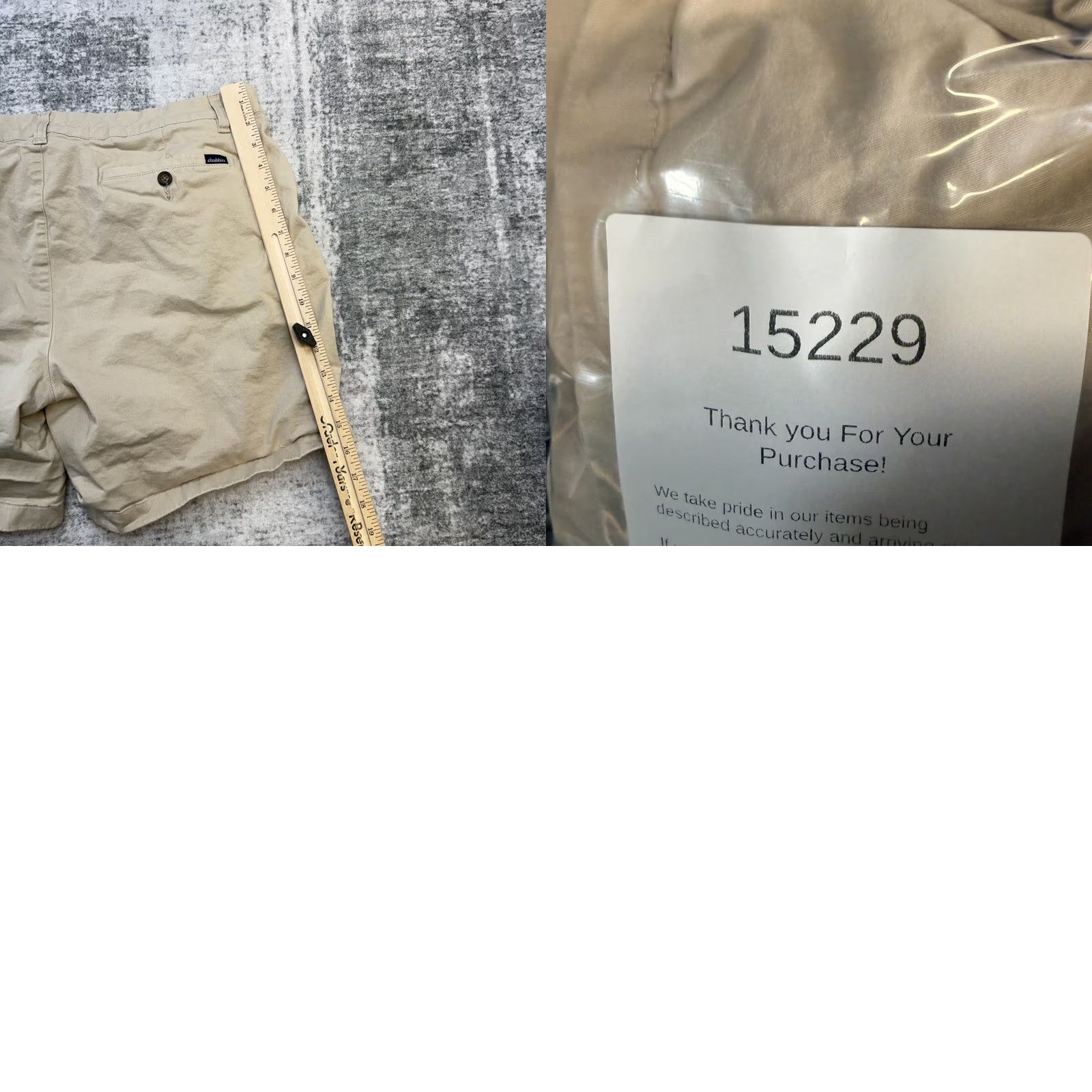 Chubbies Chubbies Shorts Chino Regular Fit Stretch Khaki Beach 7" Inseam 38 (Fit 36) Mens Size US 38 / EU 54 - 9 Thumbnail