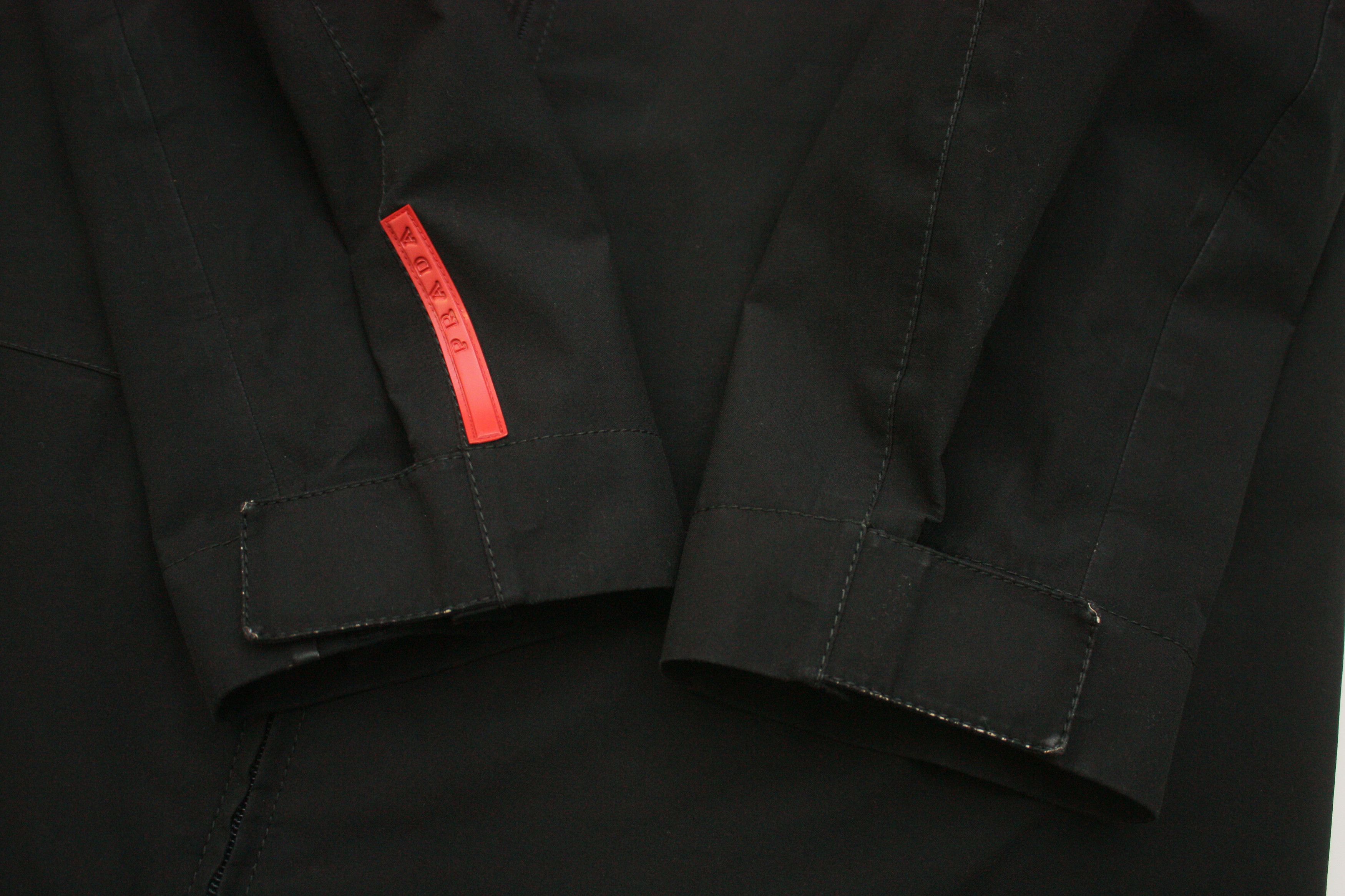 Prada Prada Vintage Black Gore-Tex Jacket SGV153 23E Size US M / EU 48-50 / 2 - 5 Thumbnail