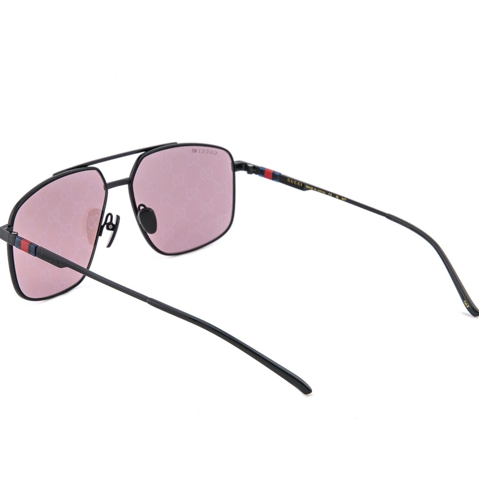 Gucci GUCCI 1676 Gg1676S Black Violet GG Logo Print Mirror 005 Size ONE SIZE - 3 Thumbnail