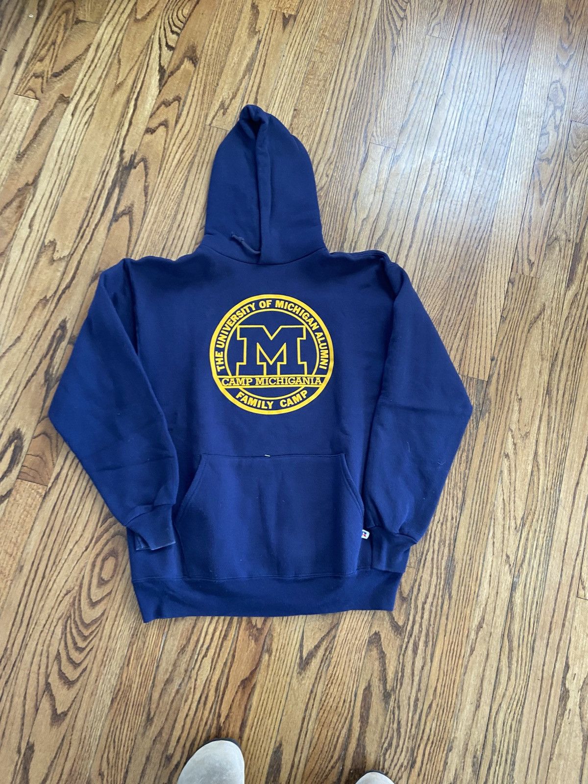 Russell Athletic Vintage university of michigan hoodie Size US XL / EU 56 / 4 - 1 Thumbnail