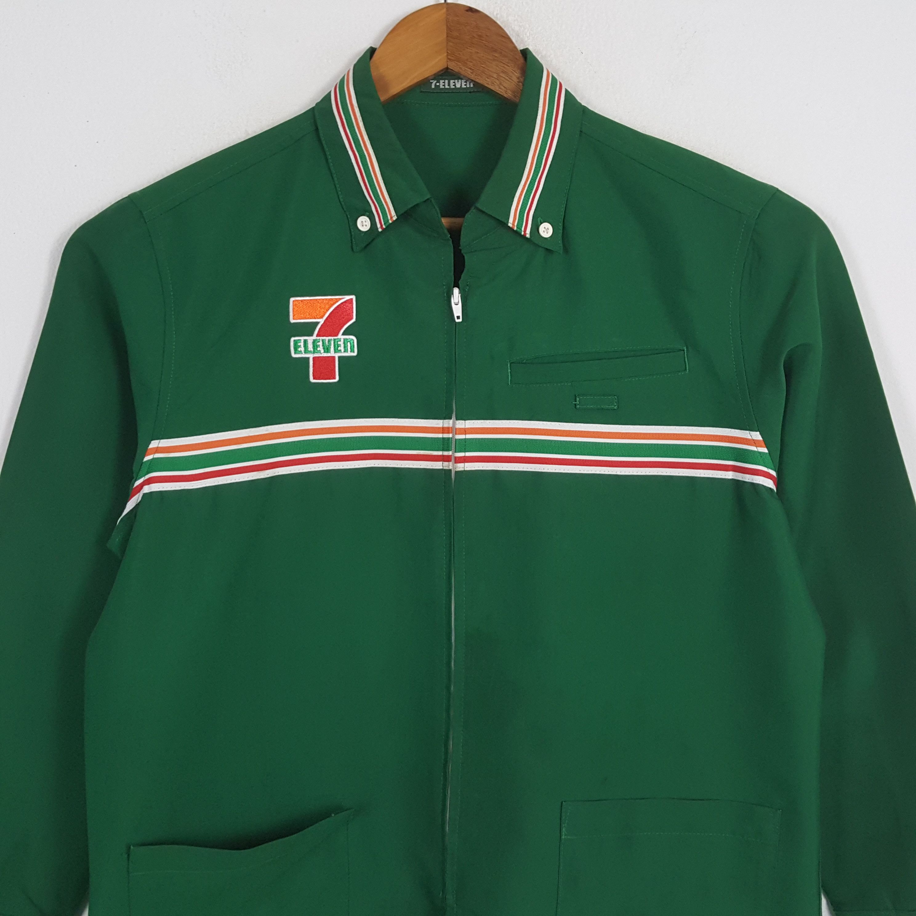 Japanese Brand × Vintage Vintage 7-ELEVEn Japanese Workers Uniform Shirt Jacket Size US M / EU 48-50 / 2 - 4 Thumbnail