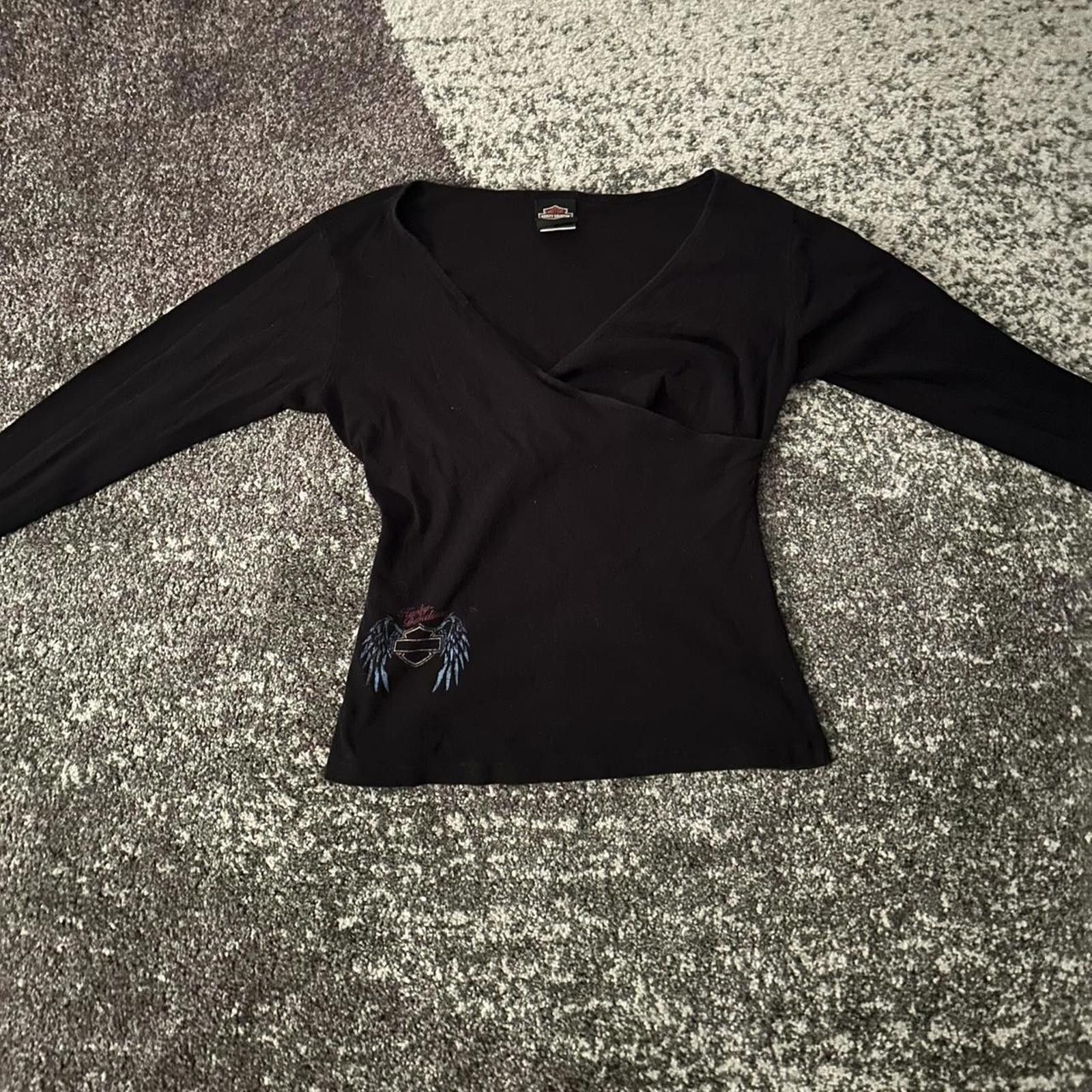 Harley-Davidson Women's Barrie Long Sleeve V-Neck
