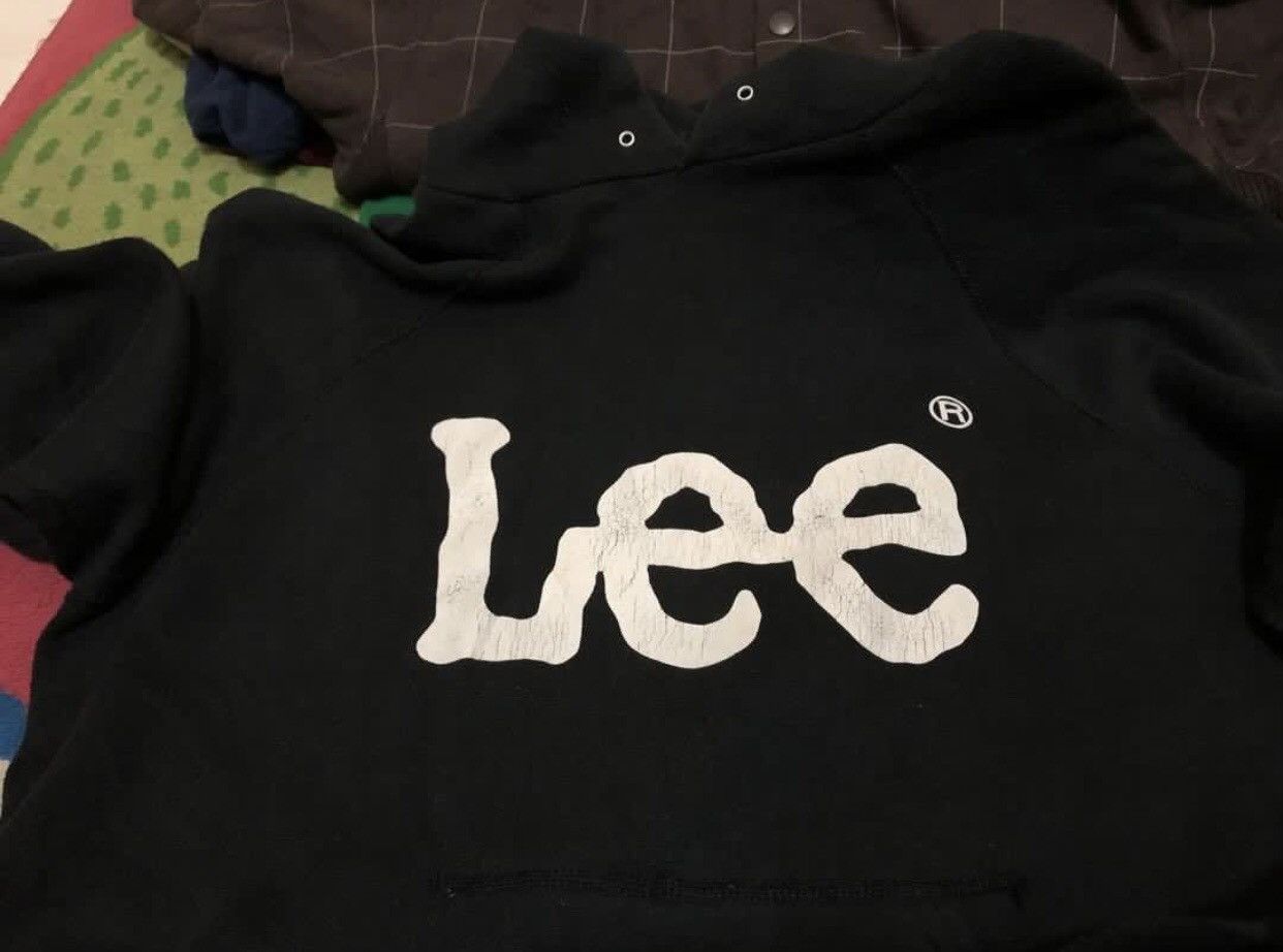 Lee Vintage Lee Cotton Blend BigLogo Pullover Hoodie Size Large Size US L / EU 52-54 / 3 - 2 Thumbnail