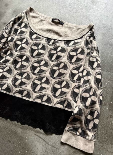 Undercover UNDERCOVER 2005SS “But Beautiful” Lace Print Top Size XL / US 12-14 / IT 48-50 - 5 Thumbnail