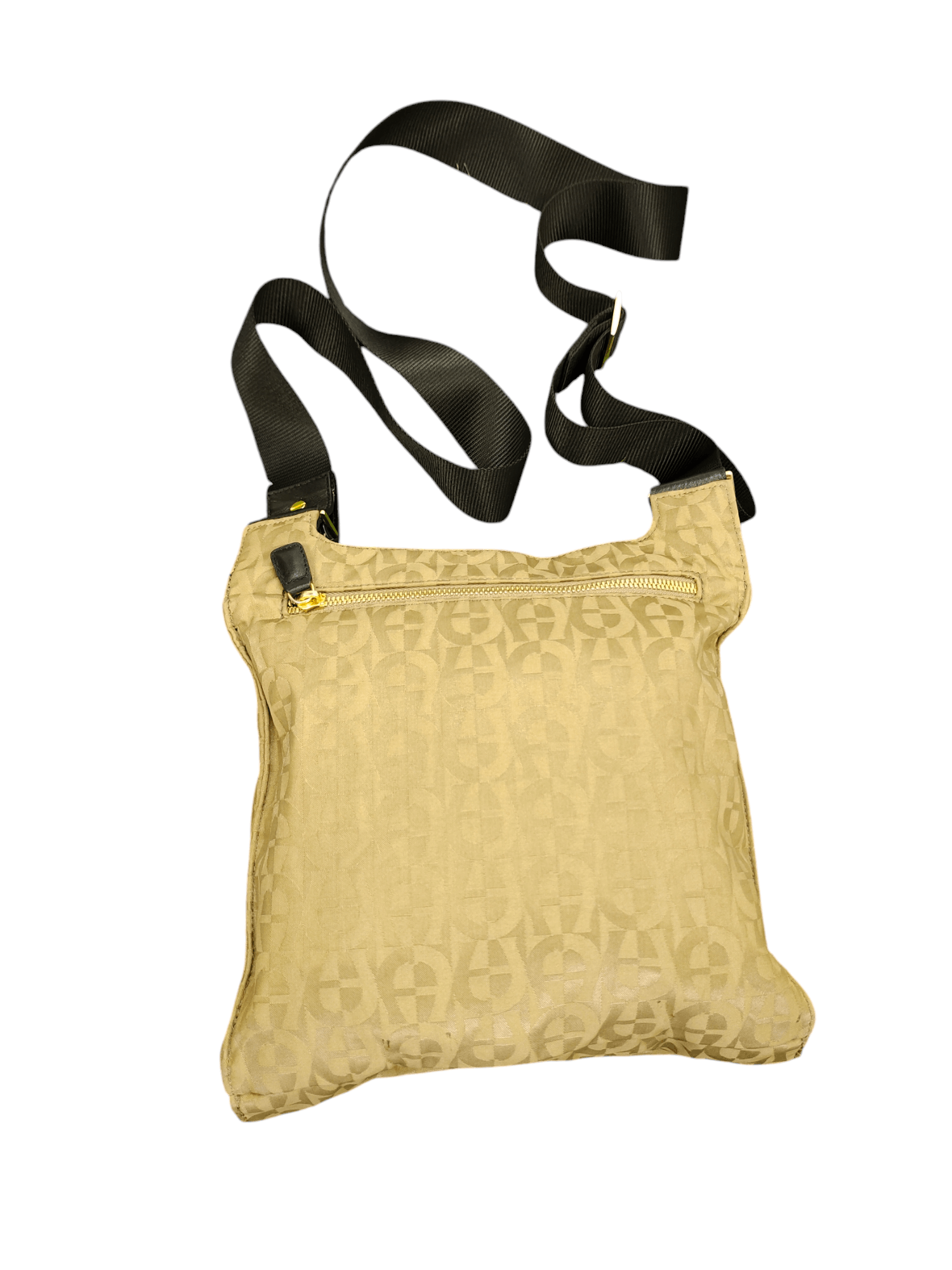 Aigner Vintage Aigner Zucca Logo Cotton Leather Sling Shoulder Bag Size ONE SIZE - 5 Thumbnail