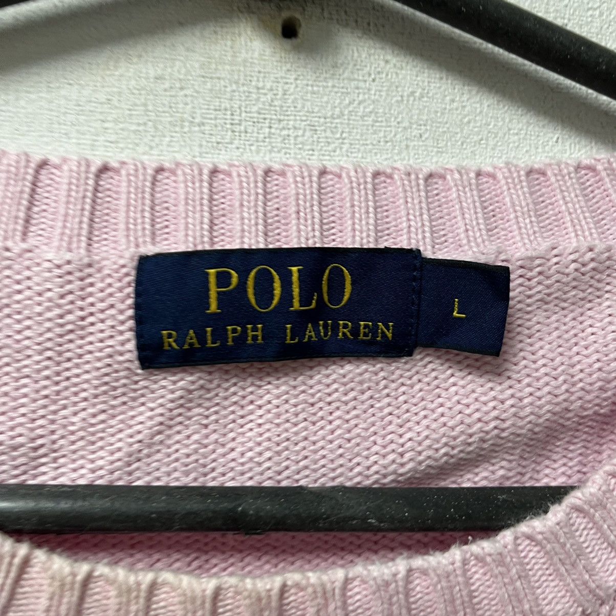 Ralph Lauren Vintage 90s Polo Ralph Lauren Sweater Pink Size US L / EU 52-54 / 3 - 7 Thumbnail