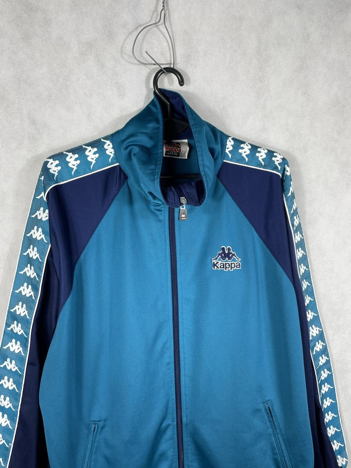 Kappa × Vintage Vintage 90s Kappa Tracksuit Zip Up Jacket Hoodie Sweatshirt Size US L / EU 52-54 / 3 - 5 Thumbnail