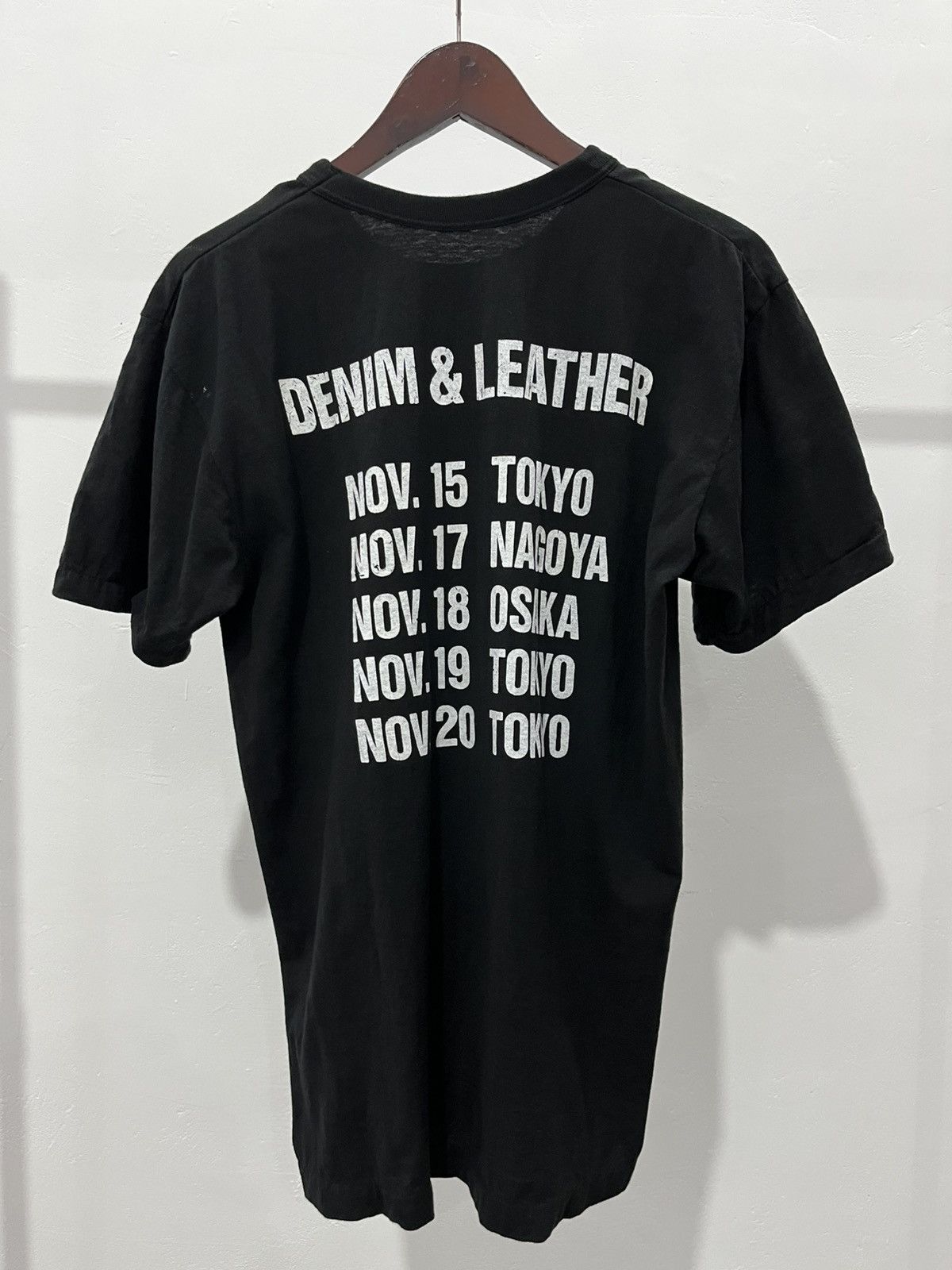 Band Tees Vintage 80s Metallica denim & leather tour tee Size US S / EU 44-46 / 1 - 2 Thumbnail