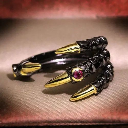 Jewelry Dragon Claw Ring Size ONE SIZE - 3 Thumbnail