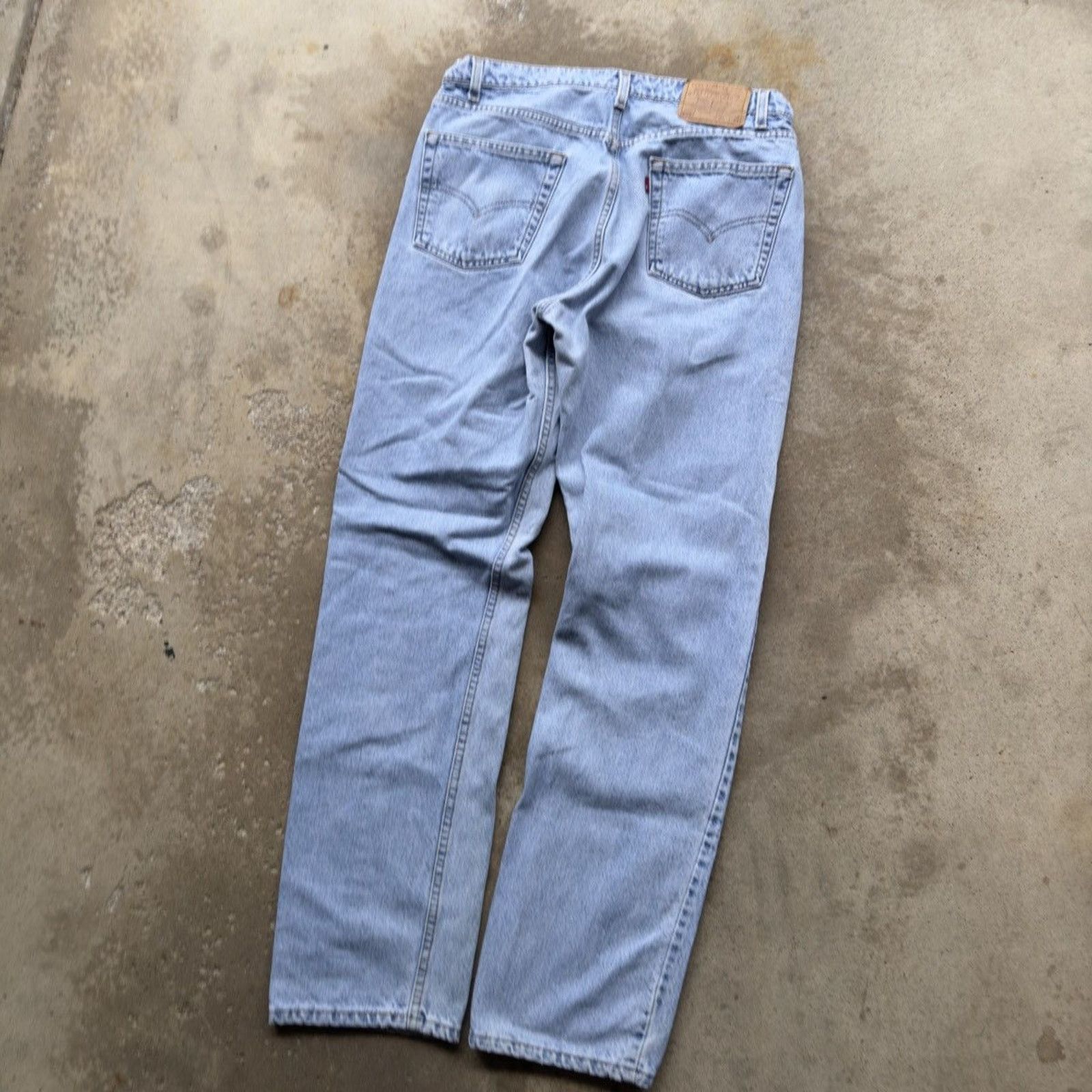 Vintage Vintage 90s Levi's 505 Light Wash Denim Jeans USA ERD Grunge Size US 36 / EU 52 - 10 Thumbnail