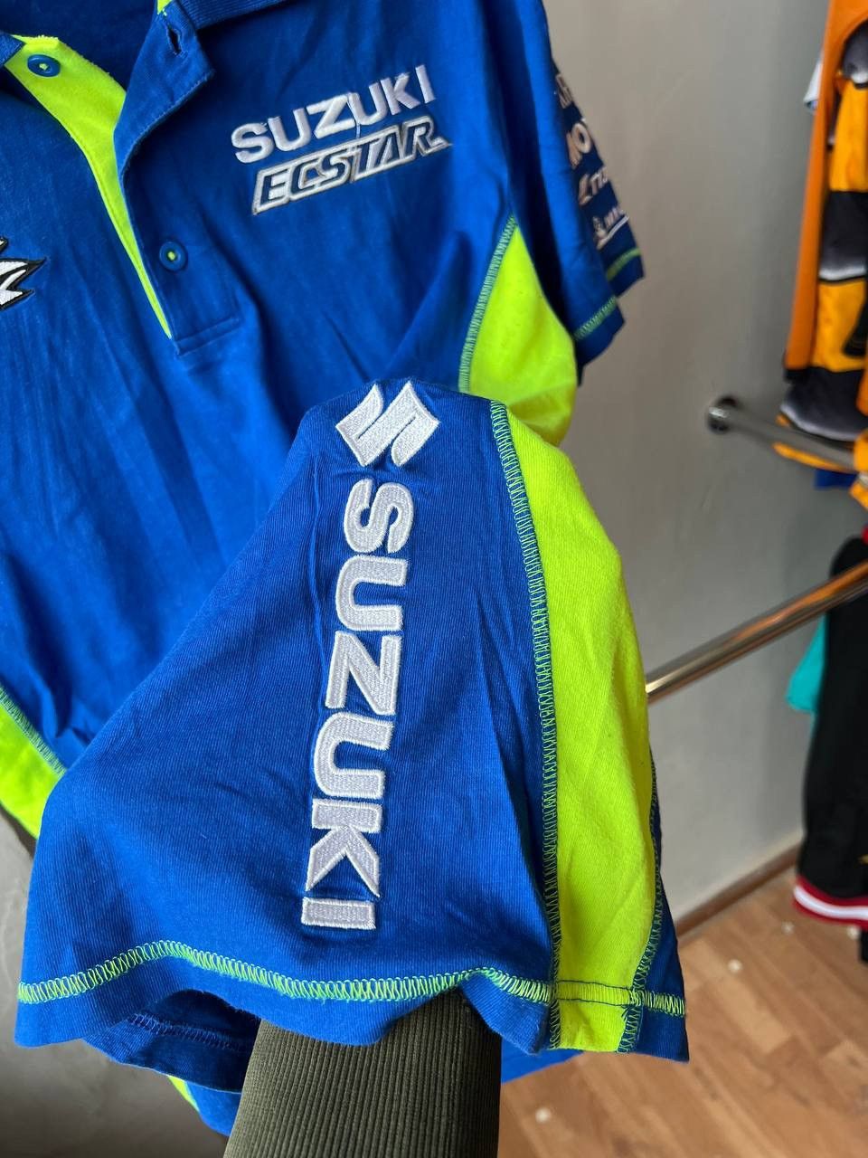 Vintage SUZUKI TEAM ECSTAR RARE RACING MERCHANDISE POLO SHIRT JERSEY Size US M / EU 48-50 / 2 - 8 Thumbnail