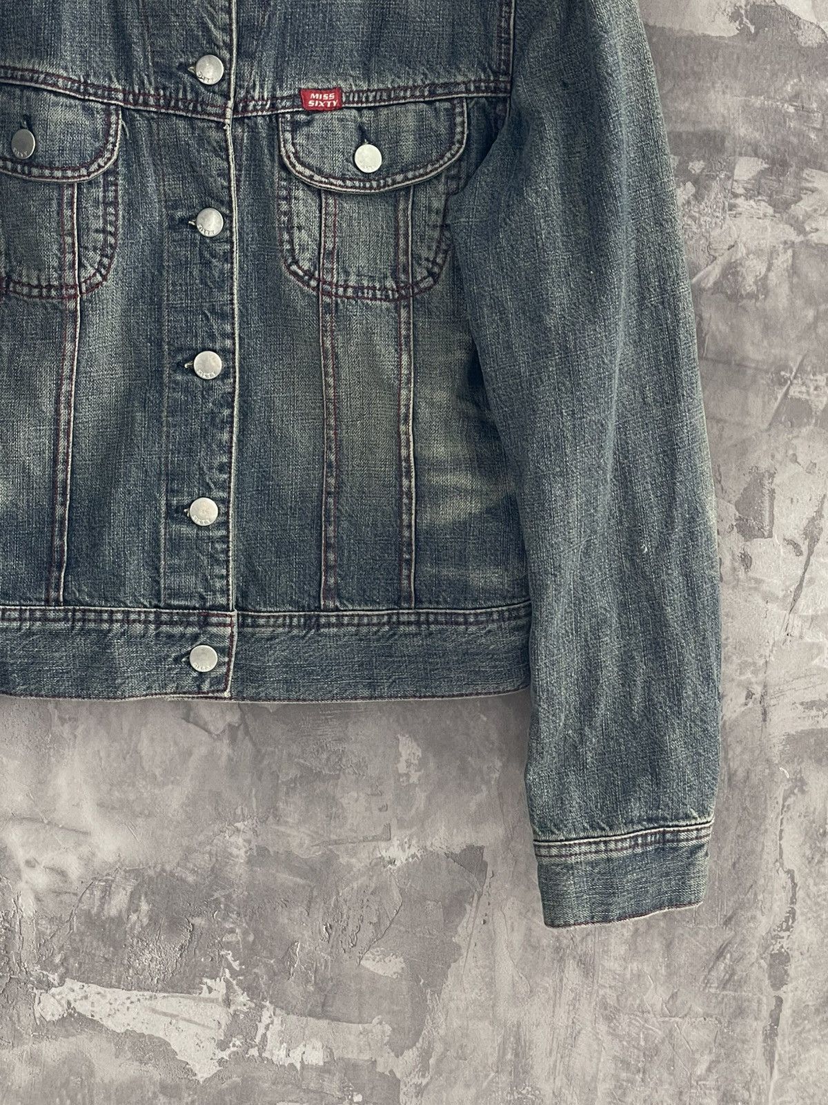 Hysteric Glamour × Japanese Brand × Miss Sixty Vintage Y2K Miss Sixty Denim Jacket Size L / US 10 / IT 46 - 8 Thumbnail