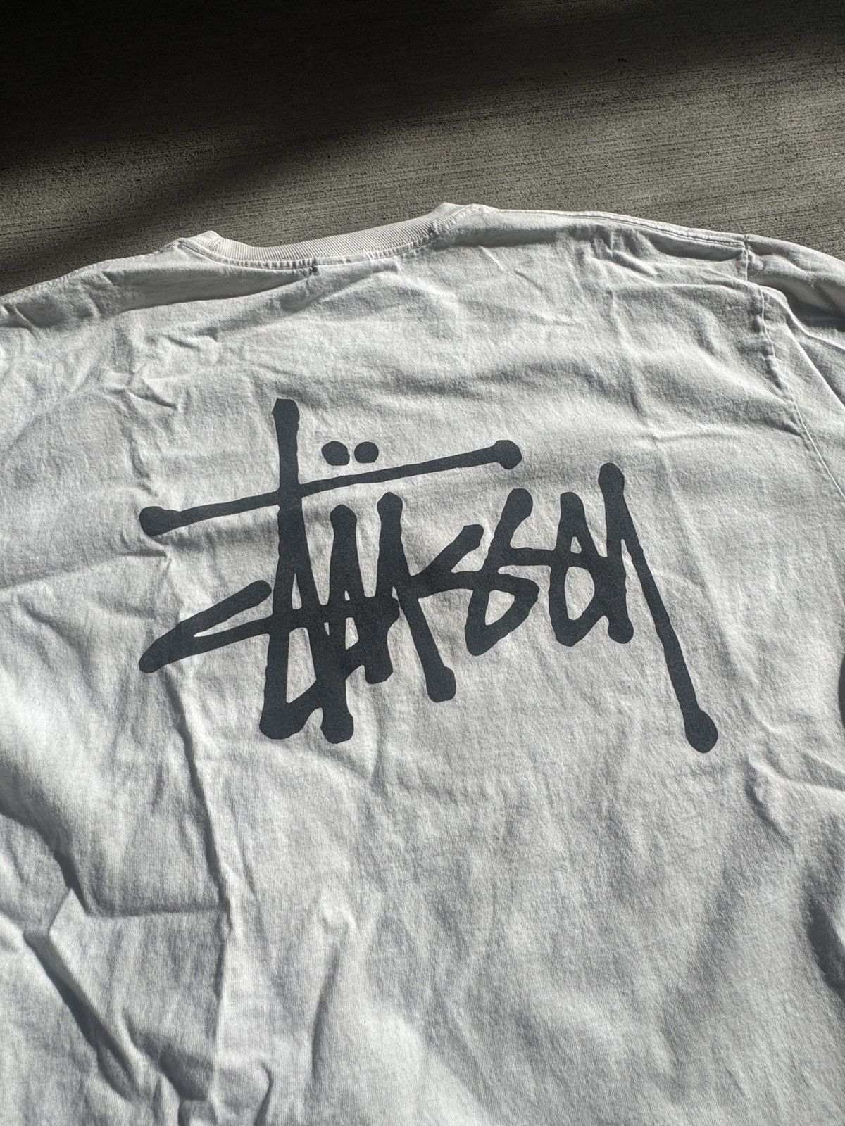 Stussy Basic Stussy white Tee Size US XL / EU 56 / 4 - 2 Thumbnail