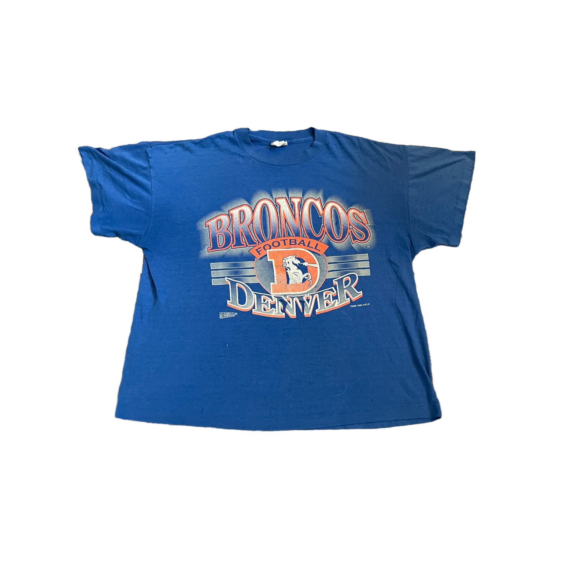 Vintage NFL Denver Broncos Tee Shirt 1994 Size XL Made in USA