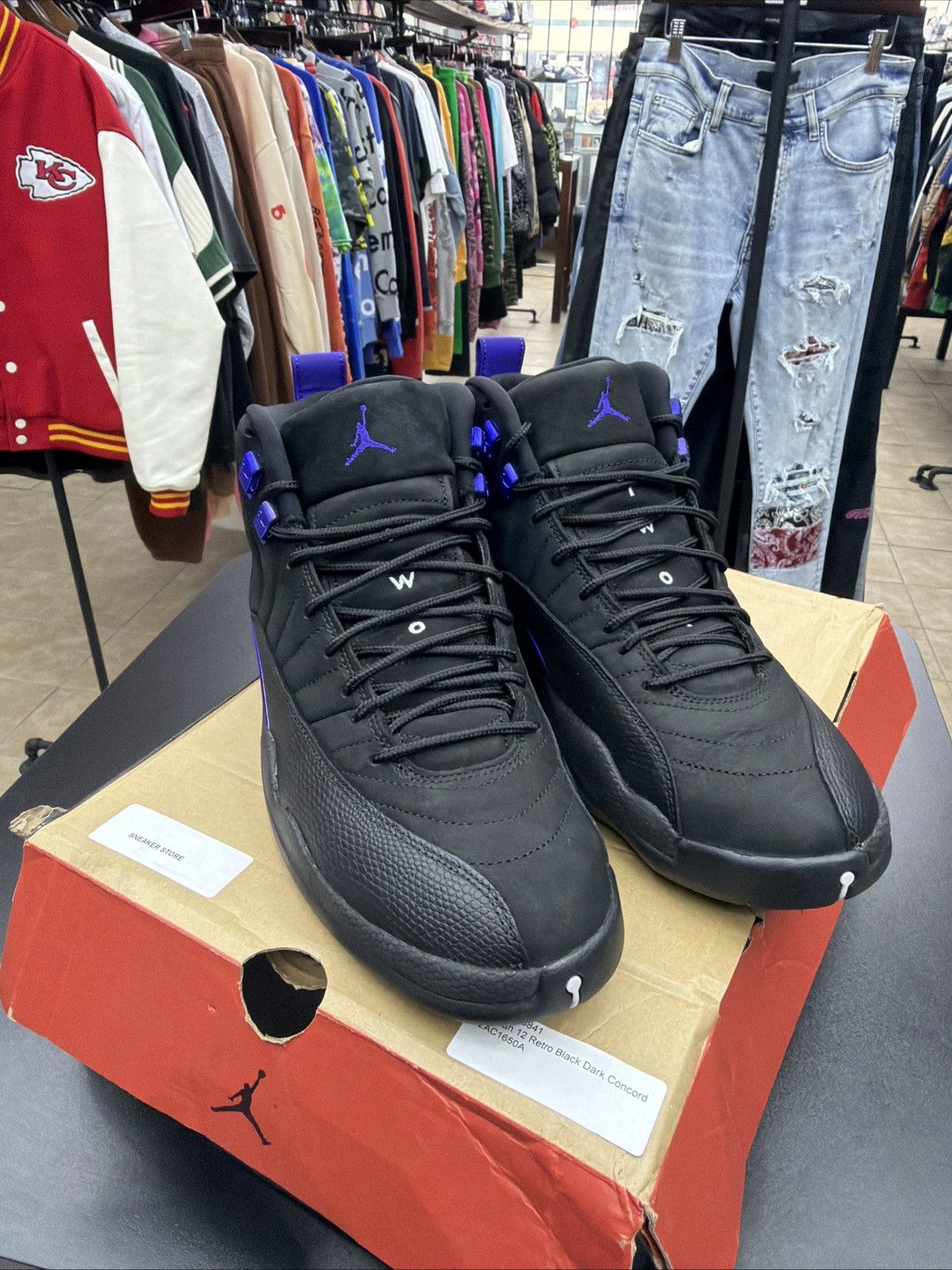 Jordan Brand Size 10.5 - Air Jordan 12 Retro Dark Concord Used OG All Size US 10.5 / EU 43-44 - 18 Thumbnail