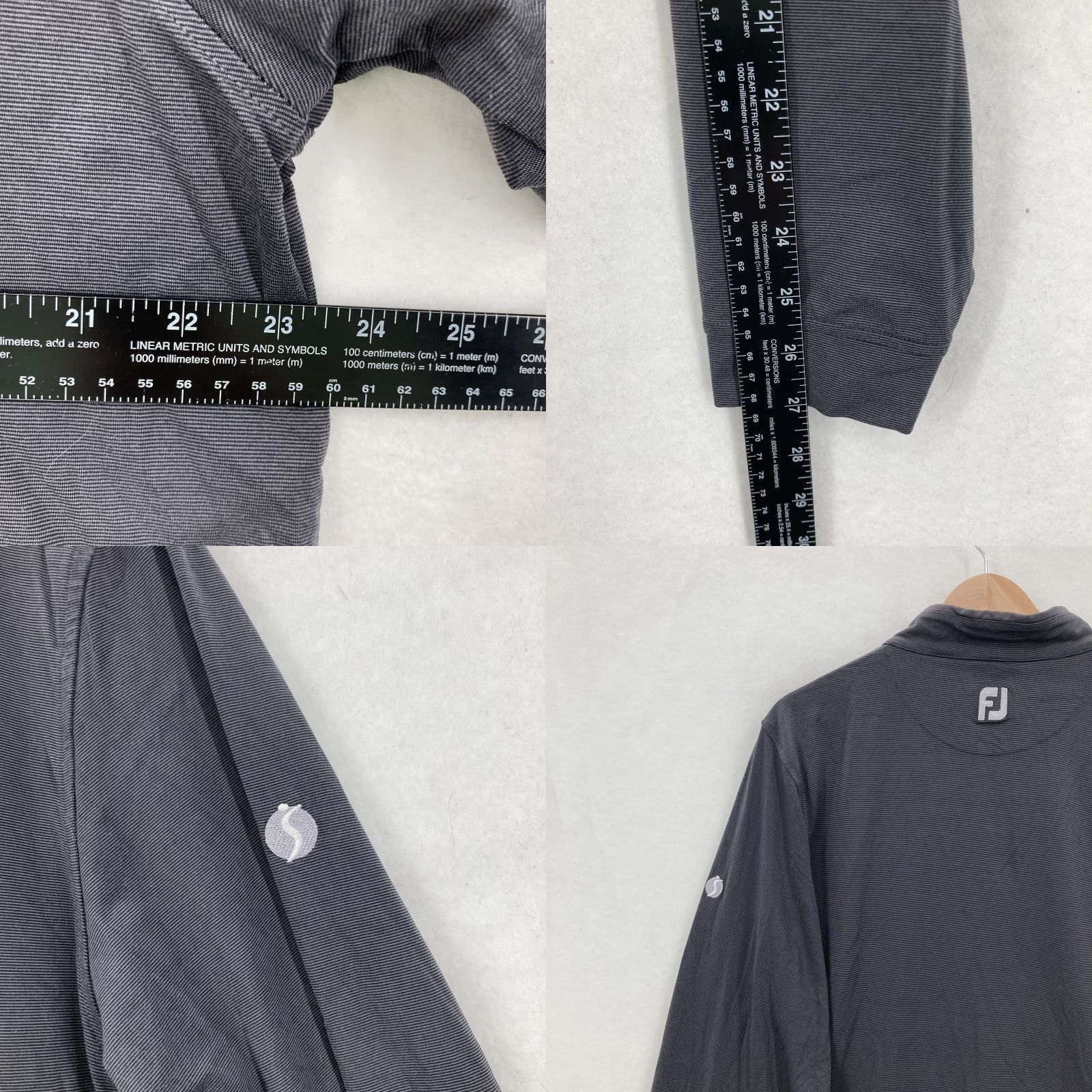 Footjoy FootJoy Pullover Mens L Gray Quarter Zip Golf Performance Stretch Athletic Shirt Size US L / EU 52-54 / 3 - 8 Thumbnail