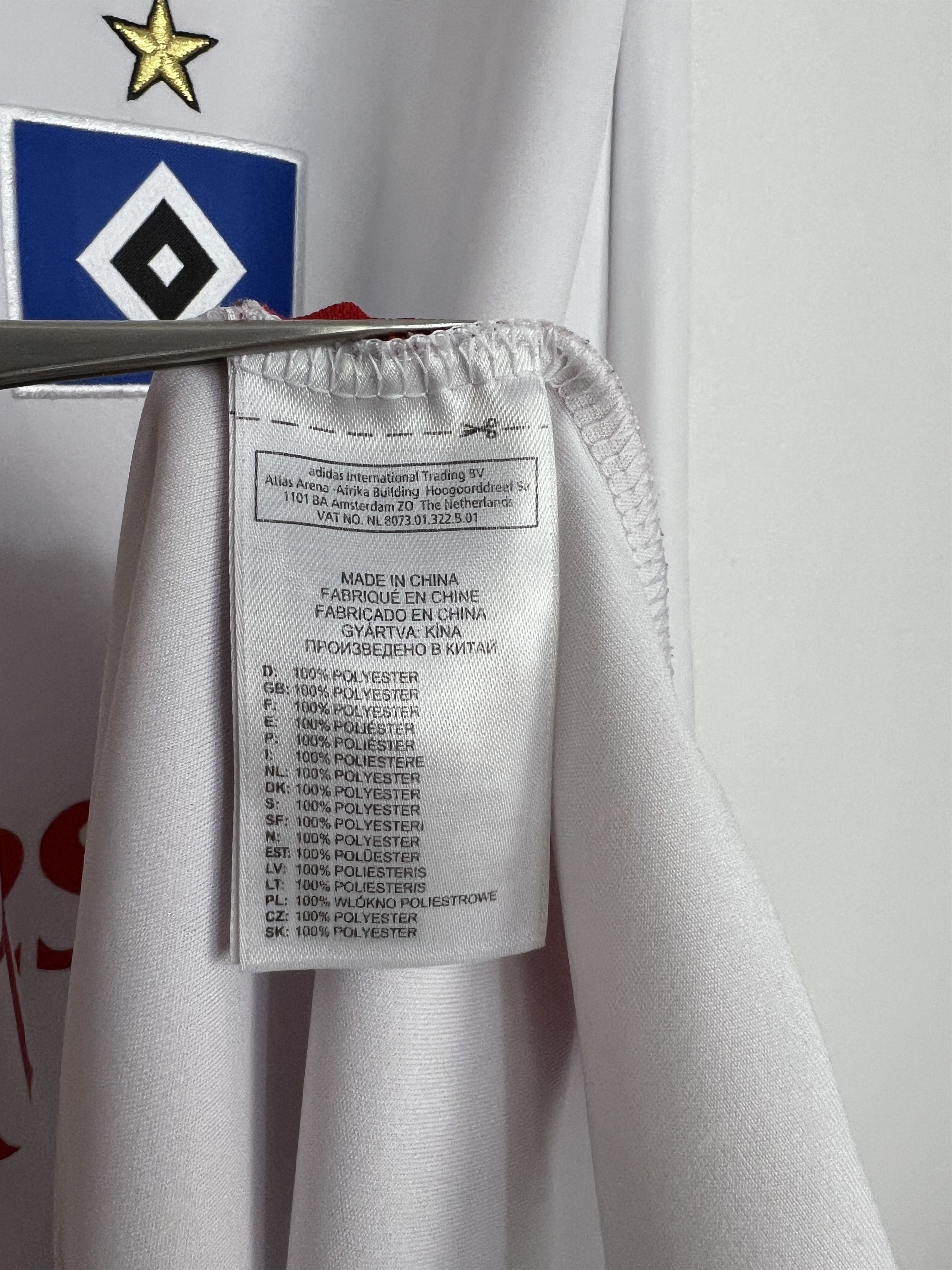 Adidas Hamburg Home football shirt Soccer Jersey Trikot Size 3XL Size US XXL / EU 58 / 5 - 8 Thumbnail