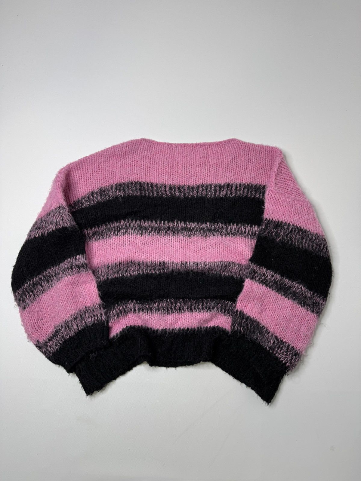 Vintage Vintage avant garde pink sweater knit mesh marni vibe 00s Size US M / EU 48-50 / 2 - 5 Thumbnail