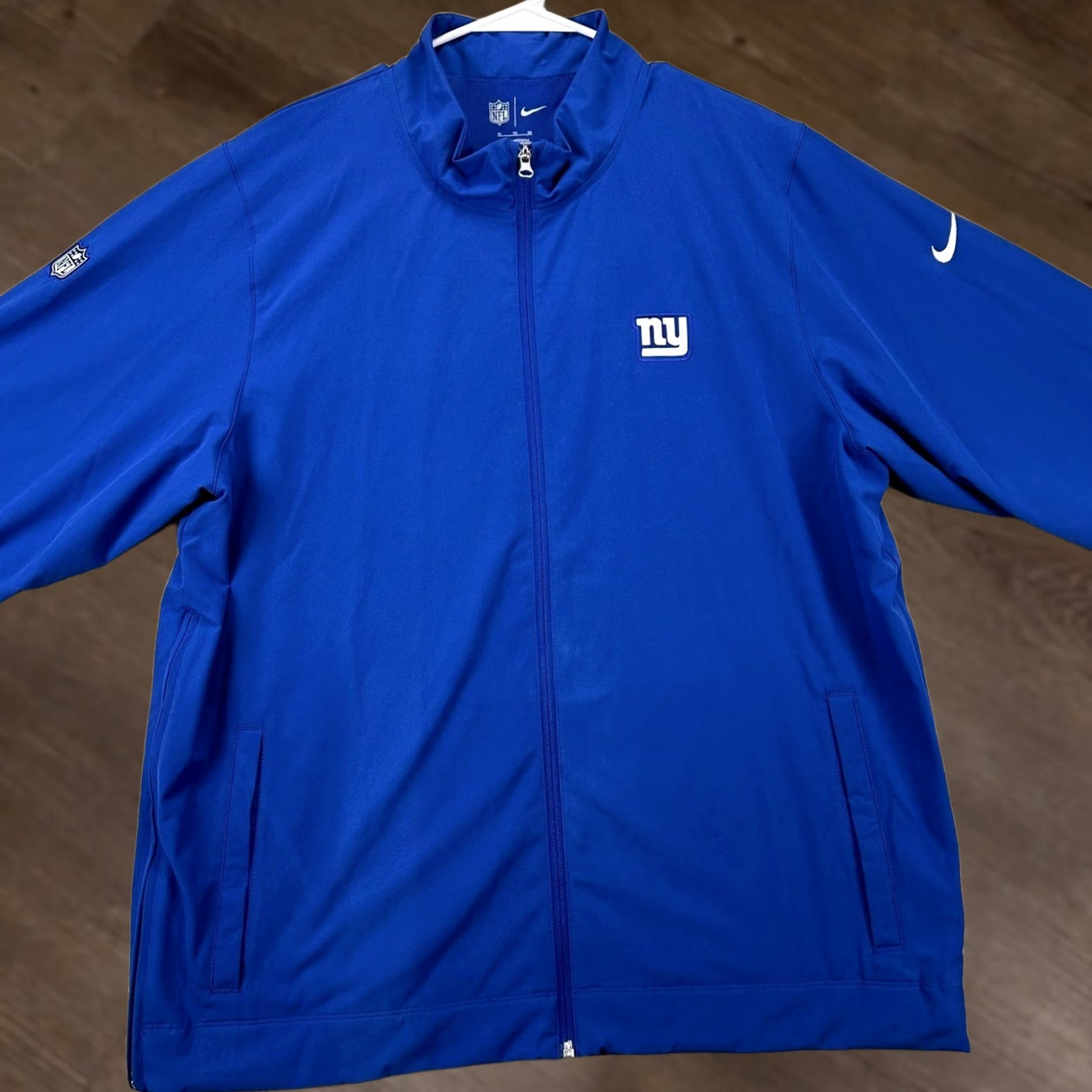 Nike Nike New York Giants Mens Full Zip Jacket XL Blue Long Sleeve Logo Football NFL Size US XL / EU 56 / 4 - 1 Thumbnail