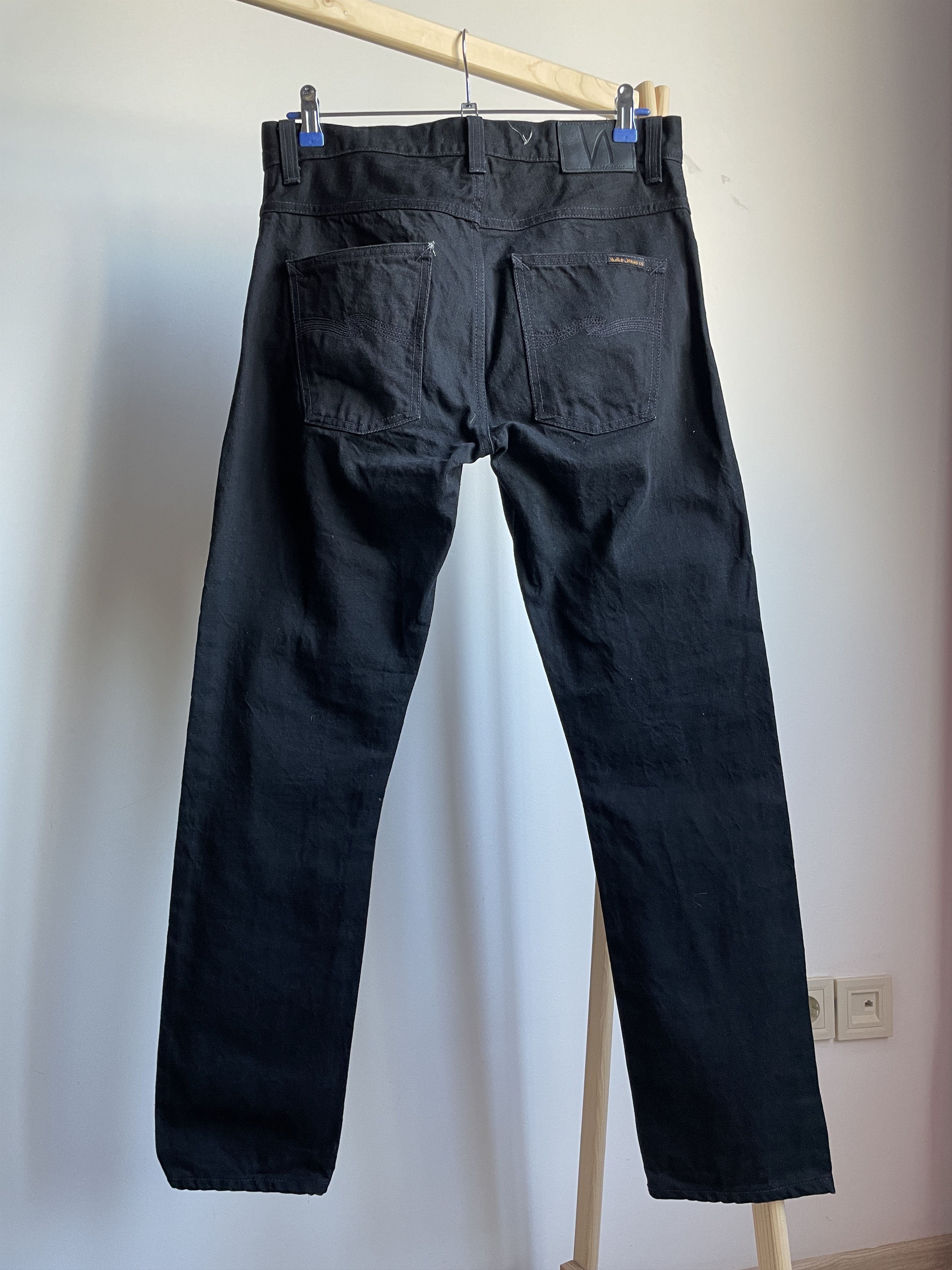 Nudie Jeans Nudie Jeans Fearless Freddie Dry Black Denim Size 30x30 Size US 30 / EU 46 - 2 Thumbnail