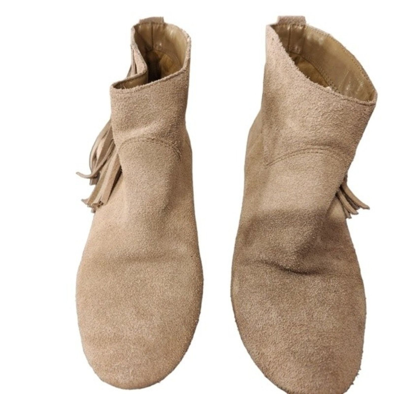 American Eagle Outfitters American Eagle Outfitters Fringe Suede Booties 7 Size US 7 / IT 37 - 6 Thumbnail